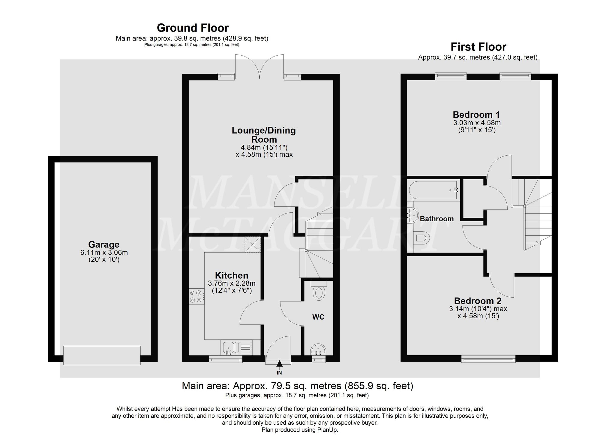 25 Ivy Close, Crawley floorplan