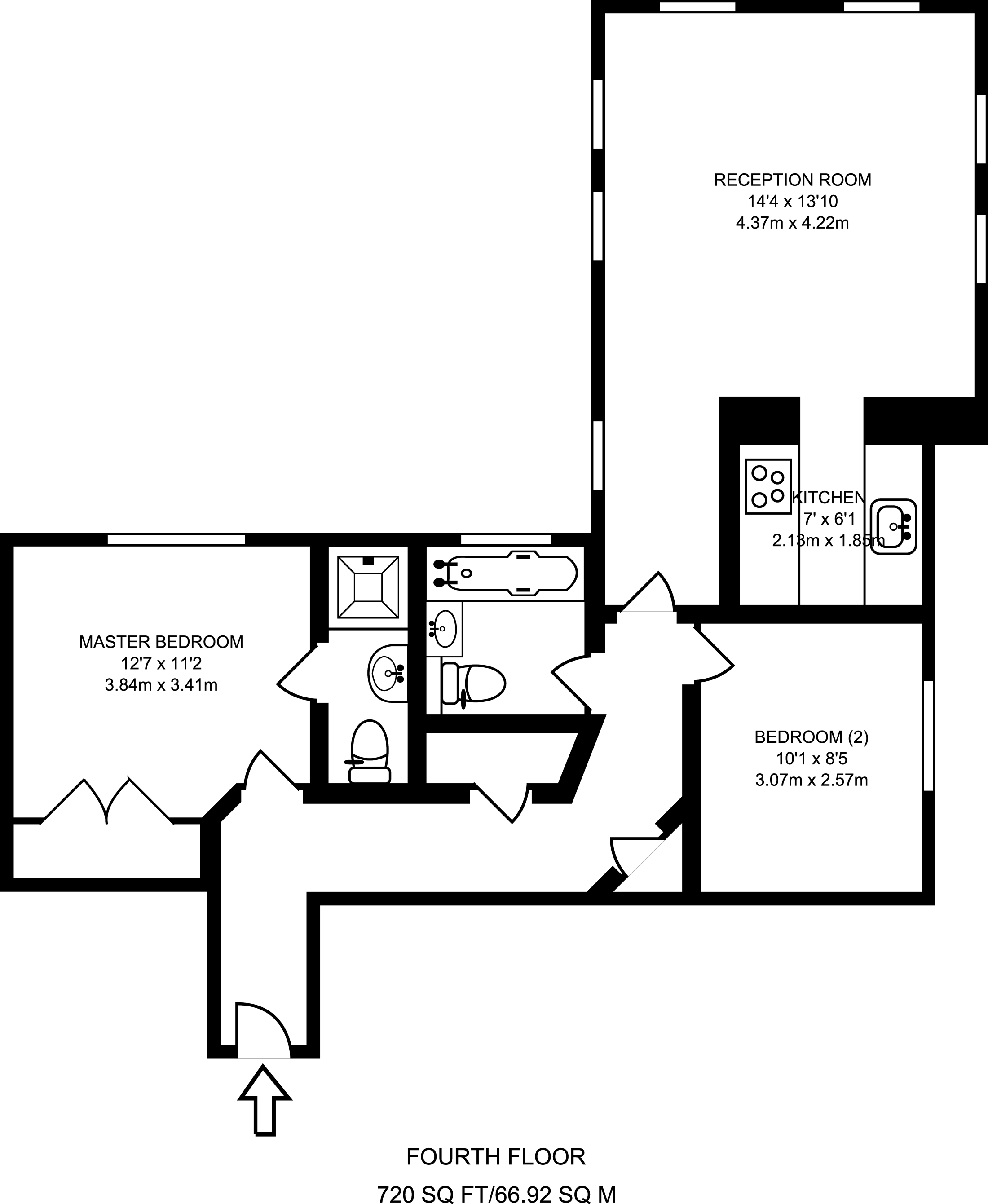 2 Bedrooms Flat to rent in Werna House, City EC3R