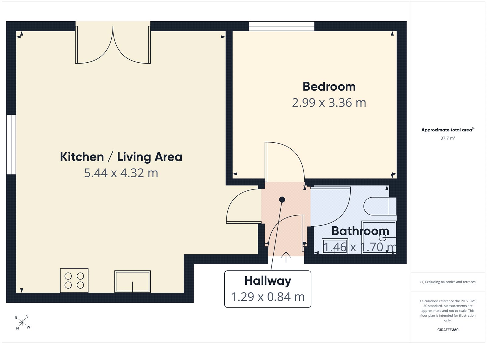 20, Brook Court, Bristol floorplan