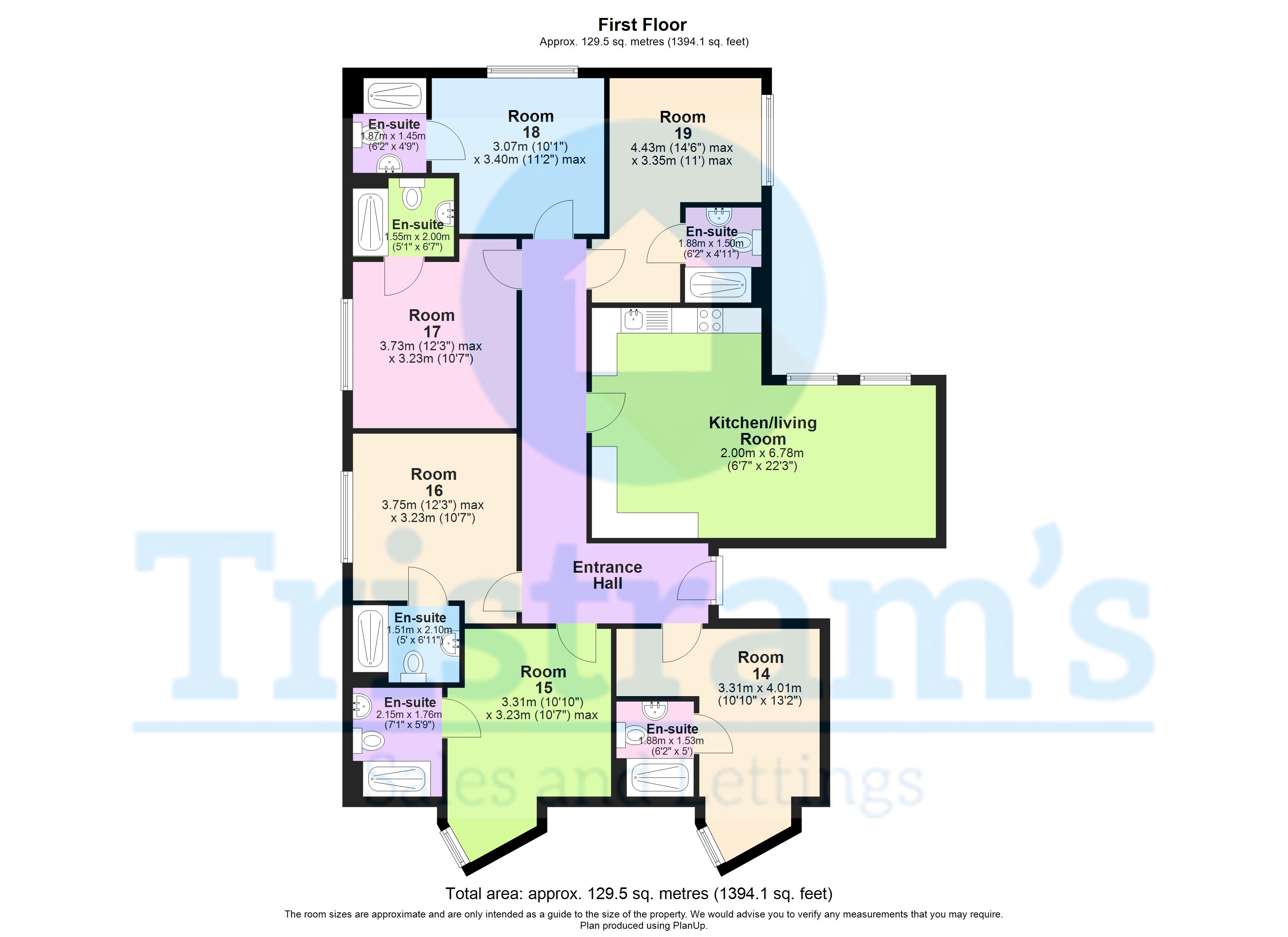 Room 26, Phase 2, Stanley House, 56, Talbot Street, Nottingham floorplan