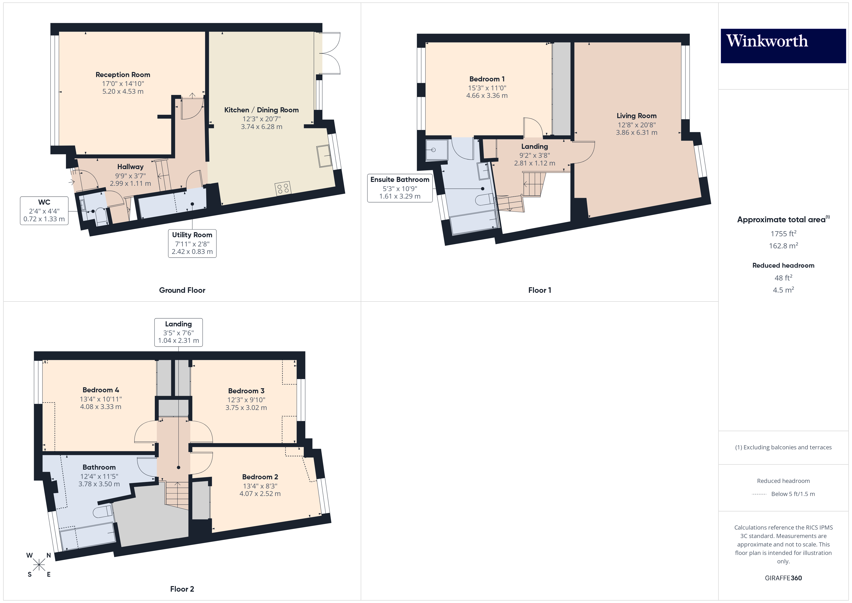 14, Westchester Drive, Hendon floorplan