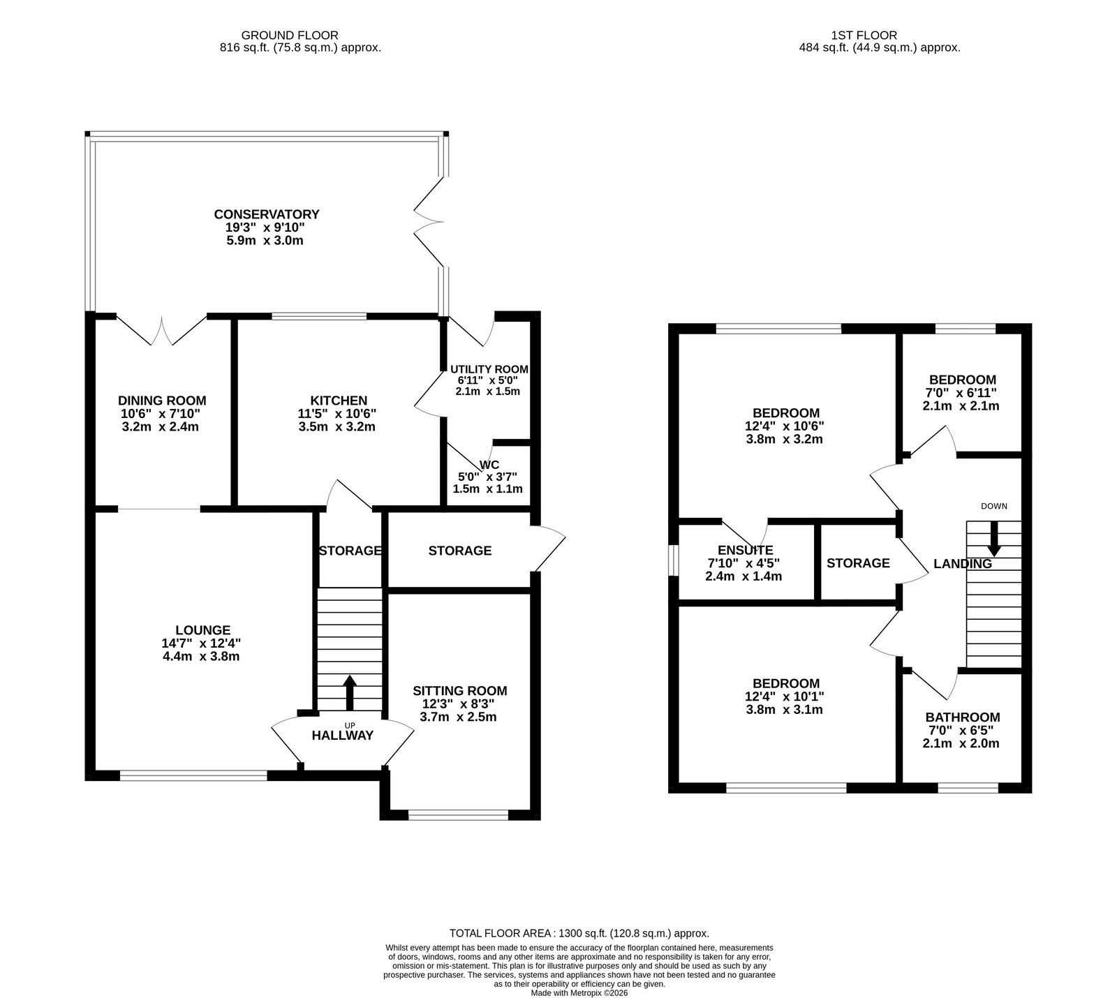 9, Glenwood Close, Manchester floorplan