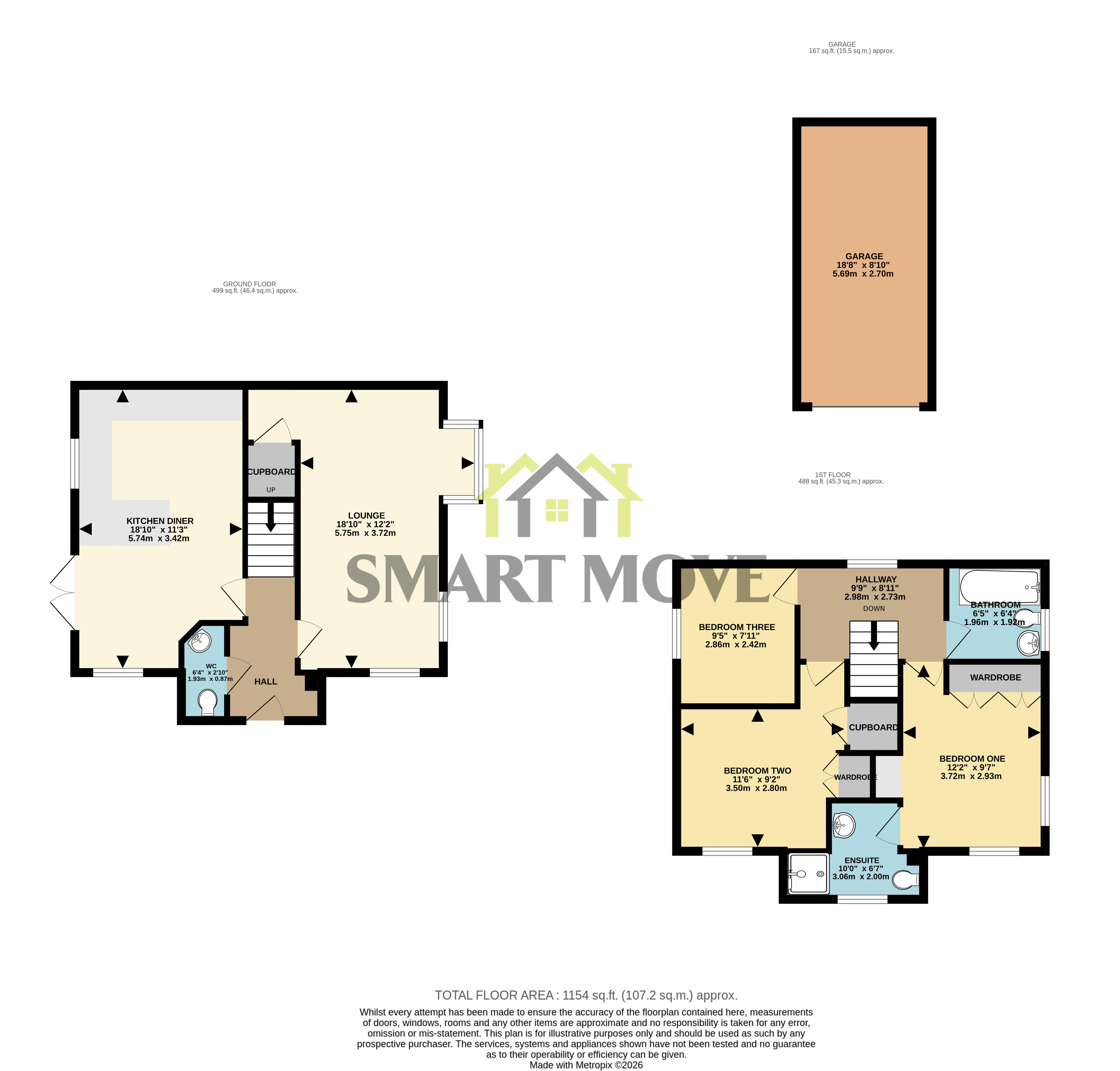 6, Carr View Close, Preston floorplan