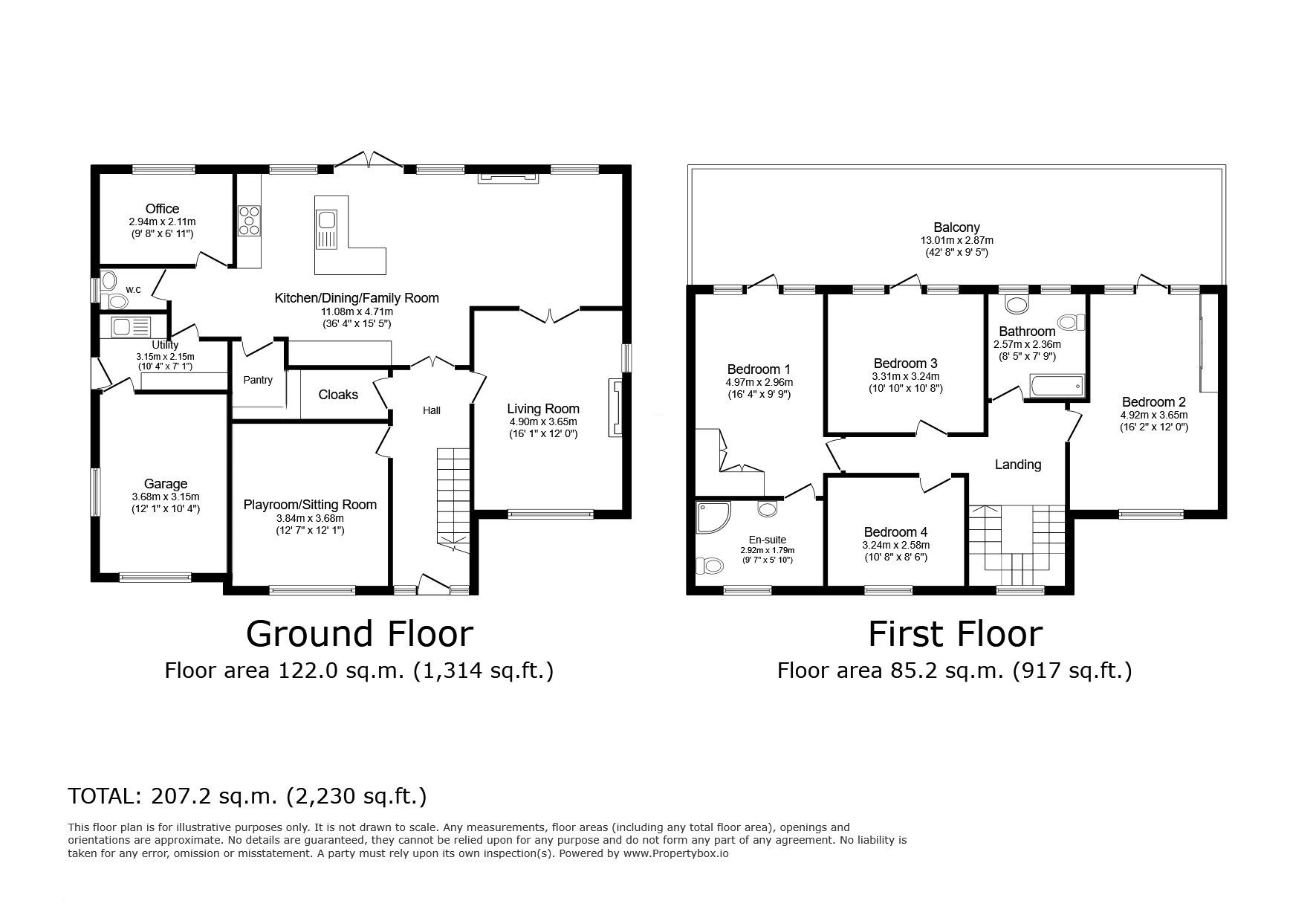 12, Newlyn Road, Meols floorplan