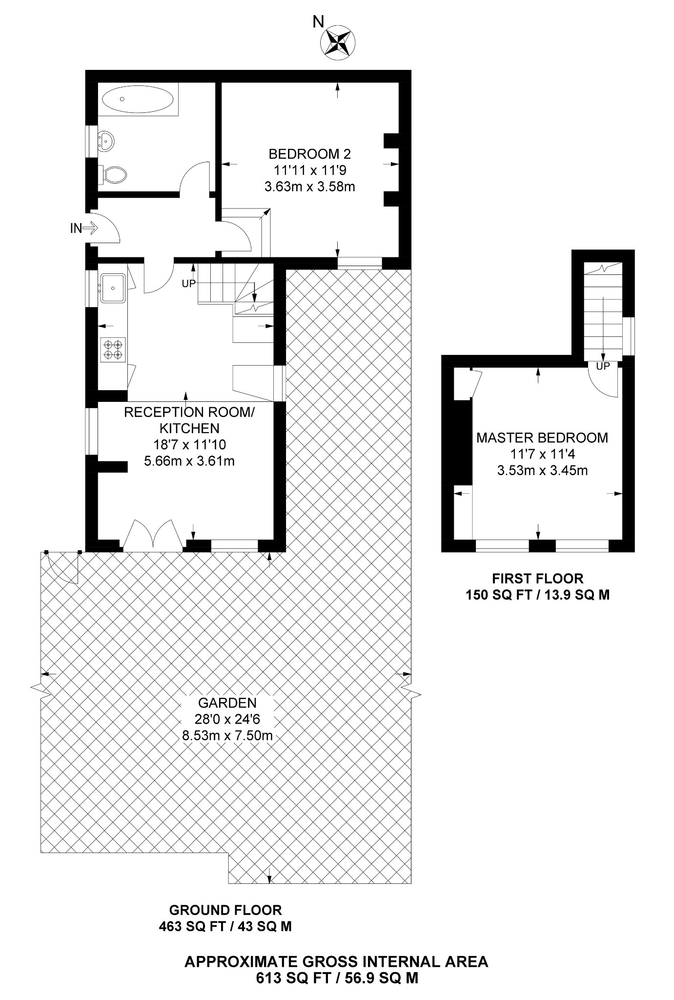 7B, Farnaby Road, Bromley floorplan