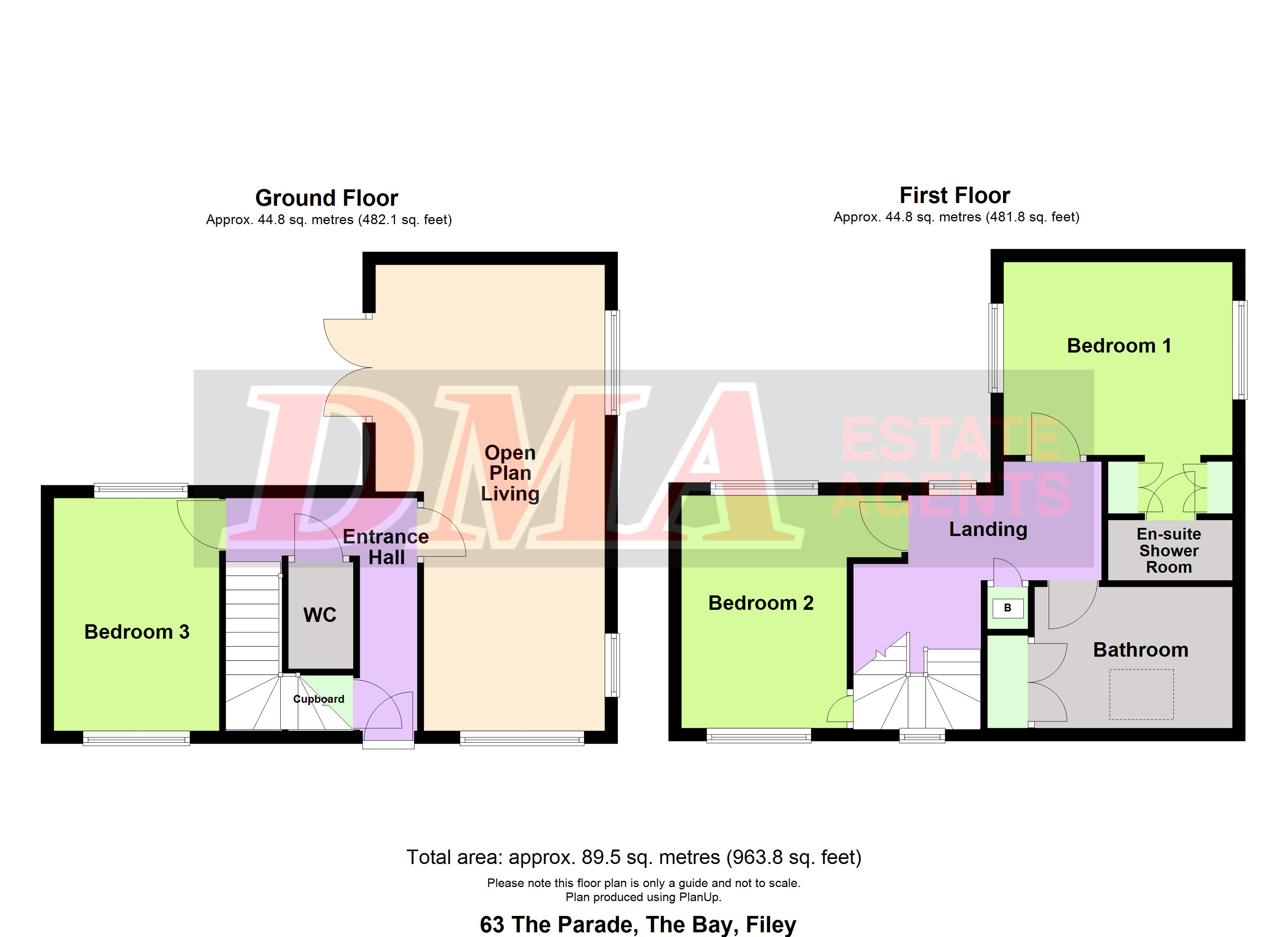 63, The Parade, The Bay, Filey floorplan
