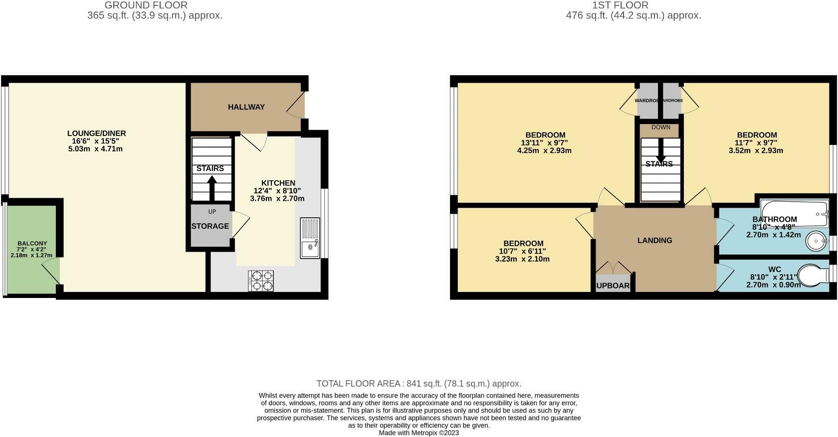 Flat 33, Bristol floorplan