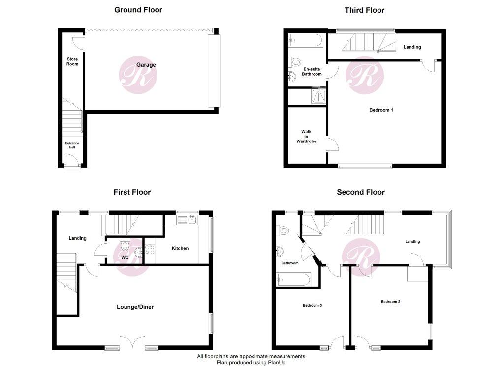 3 Bedrooms Town house to rent in Tannery Way North, Canterbury CT1