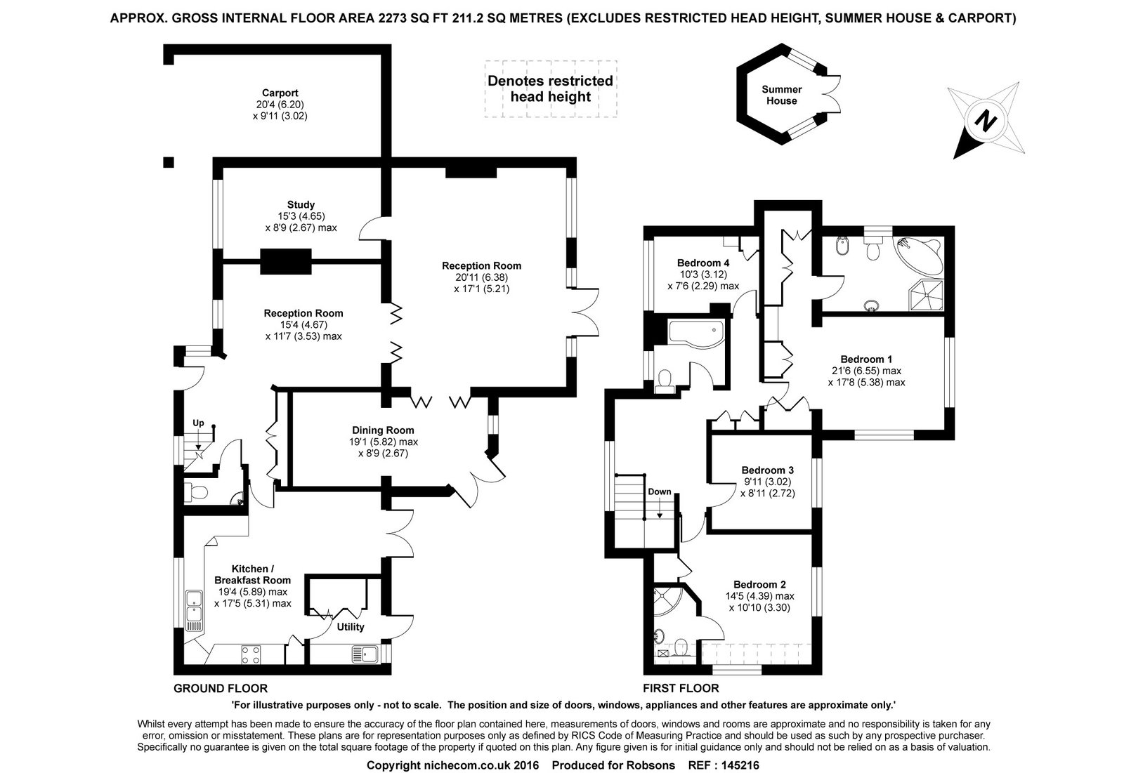 Copse Wood Way, Northwood floorplan