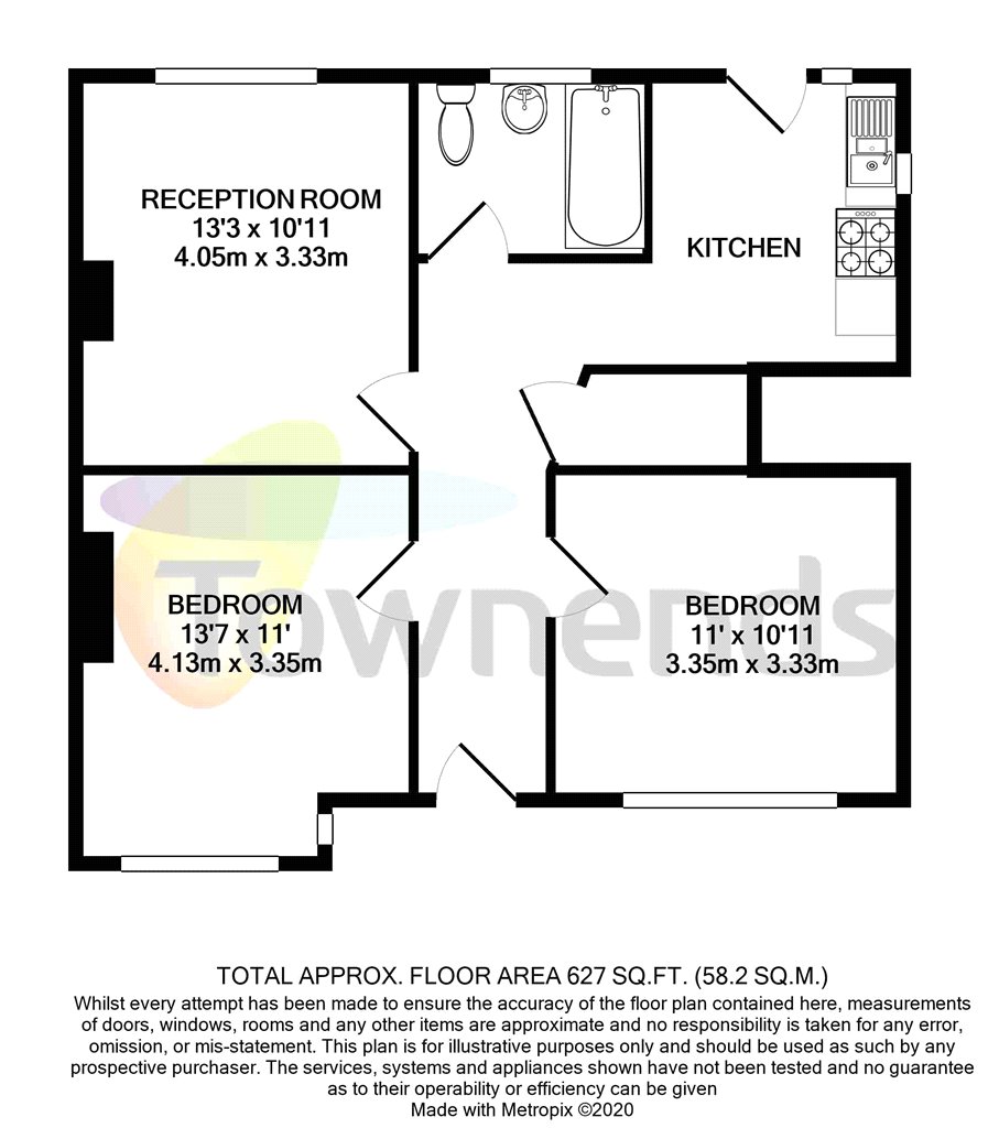 Chertsey Road, Twickenham TW2, 2 bedroom for sale 54823020