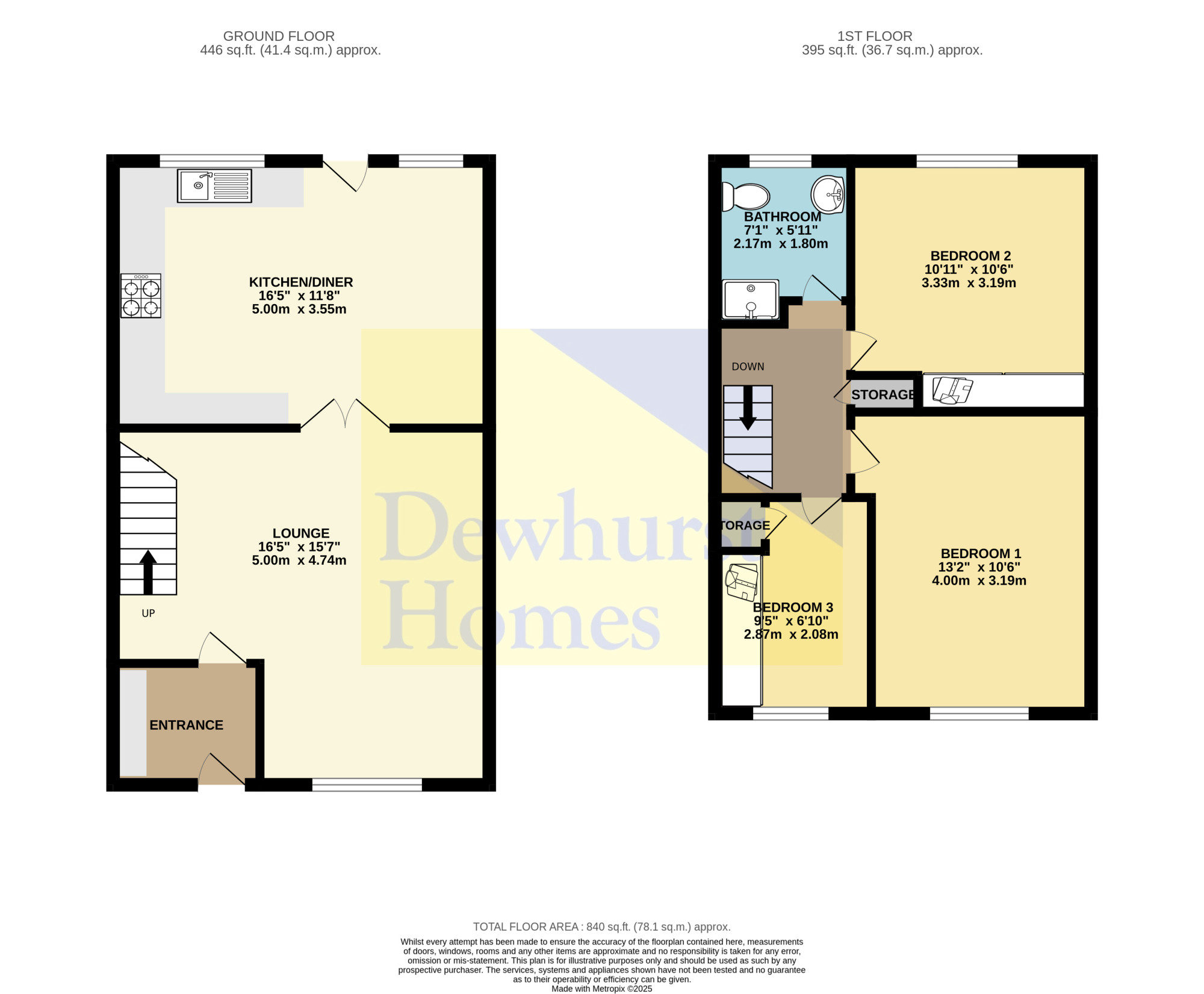 14, Highfield Avenue, Inskip floorplan