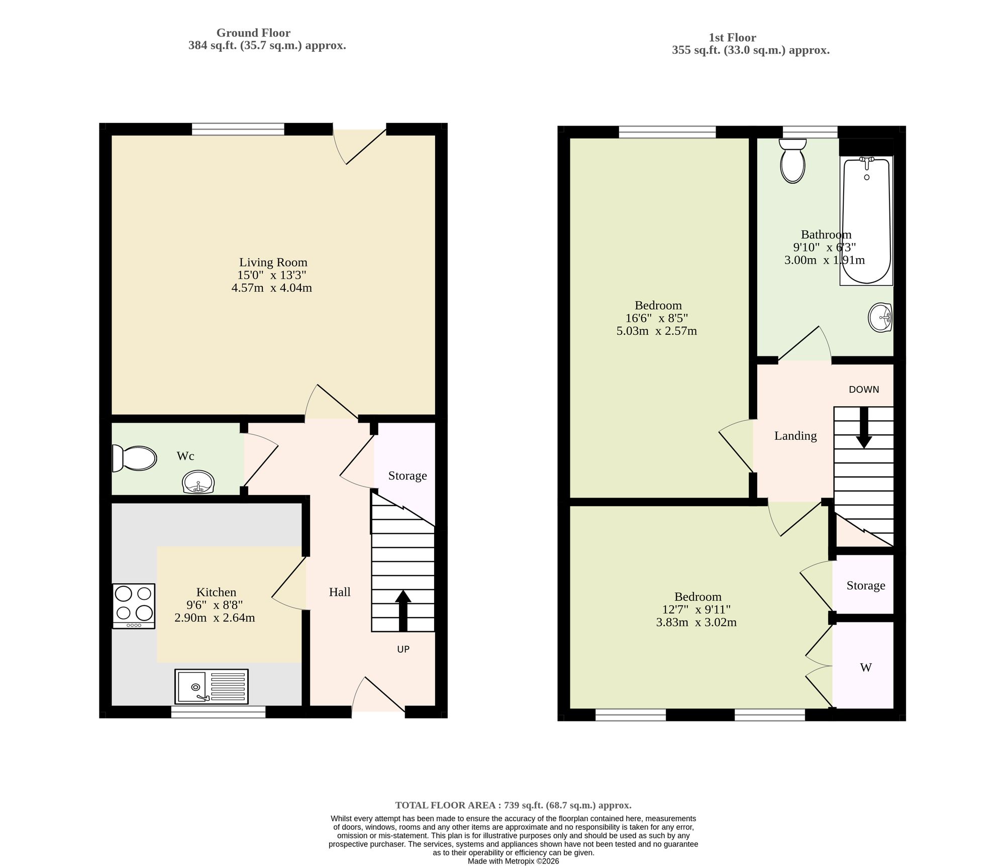 19 Wilkinson Drive, Great Yarmouth floorplan