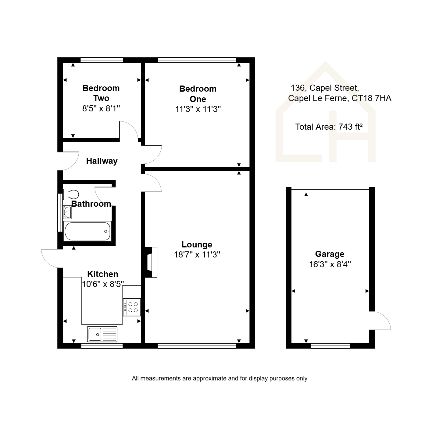 136, Capel Street, Folkestone floorplan