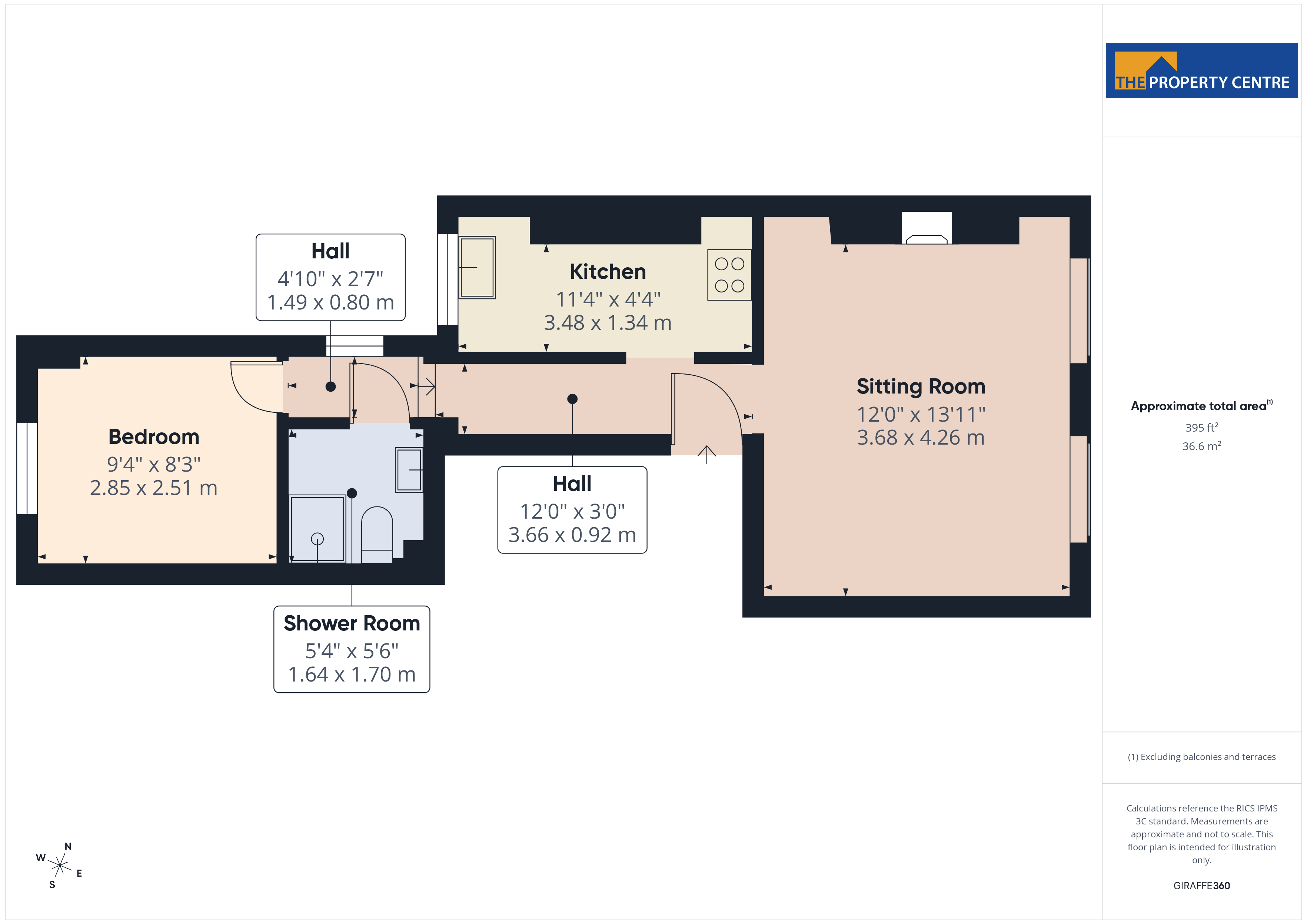 Flat  3, 97, London Road, Gloucestershire floorplan