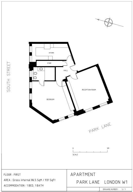 1 Bedrooms Flat to rent in Hyde Park Residence, Park Lane, London W1K