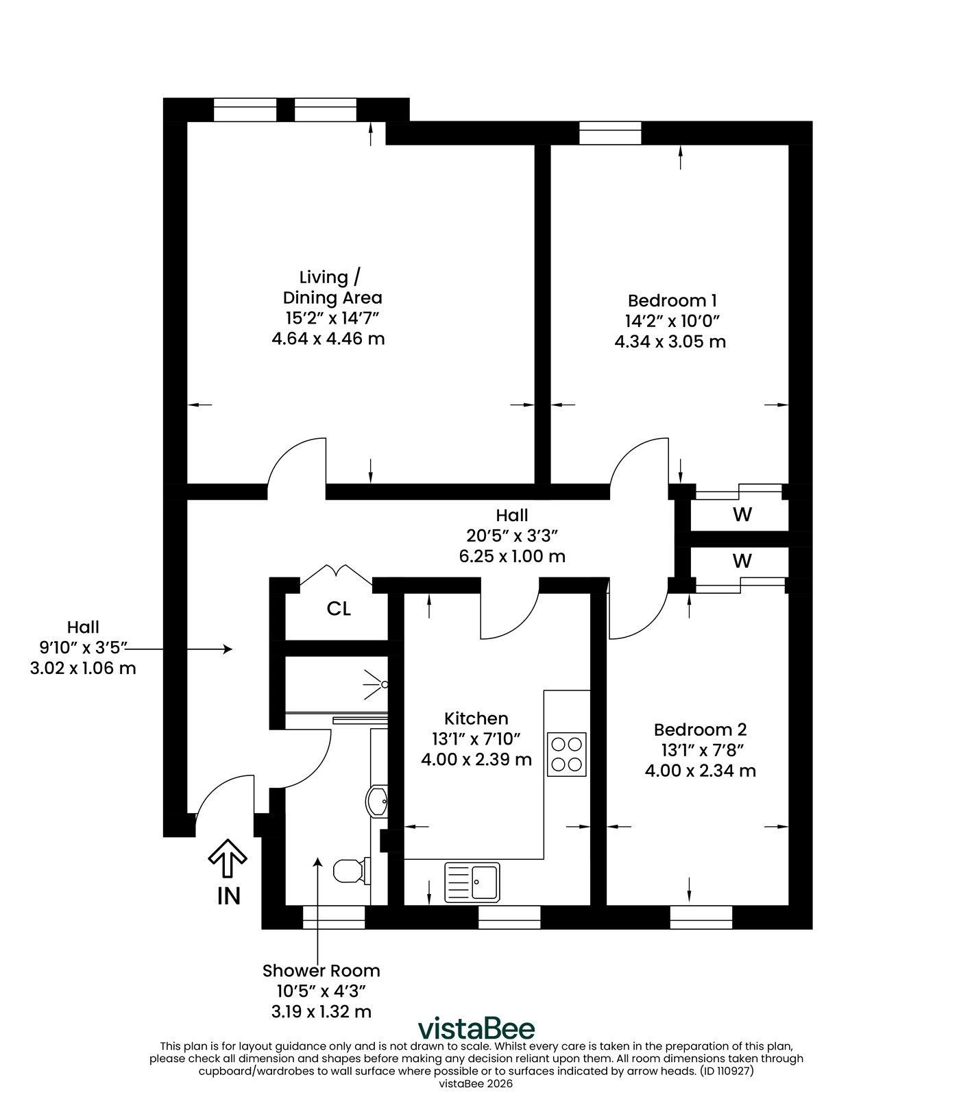 Flat E, 17, Maitland Street, Angus floorplan