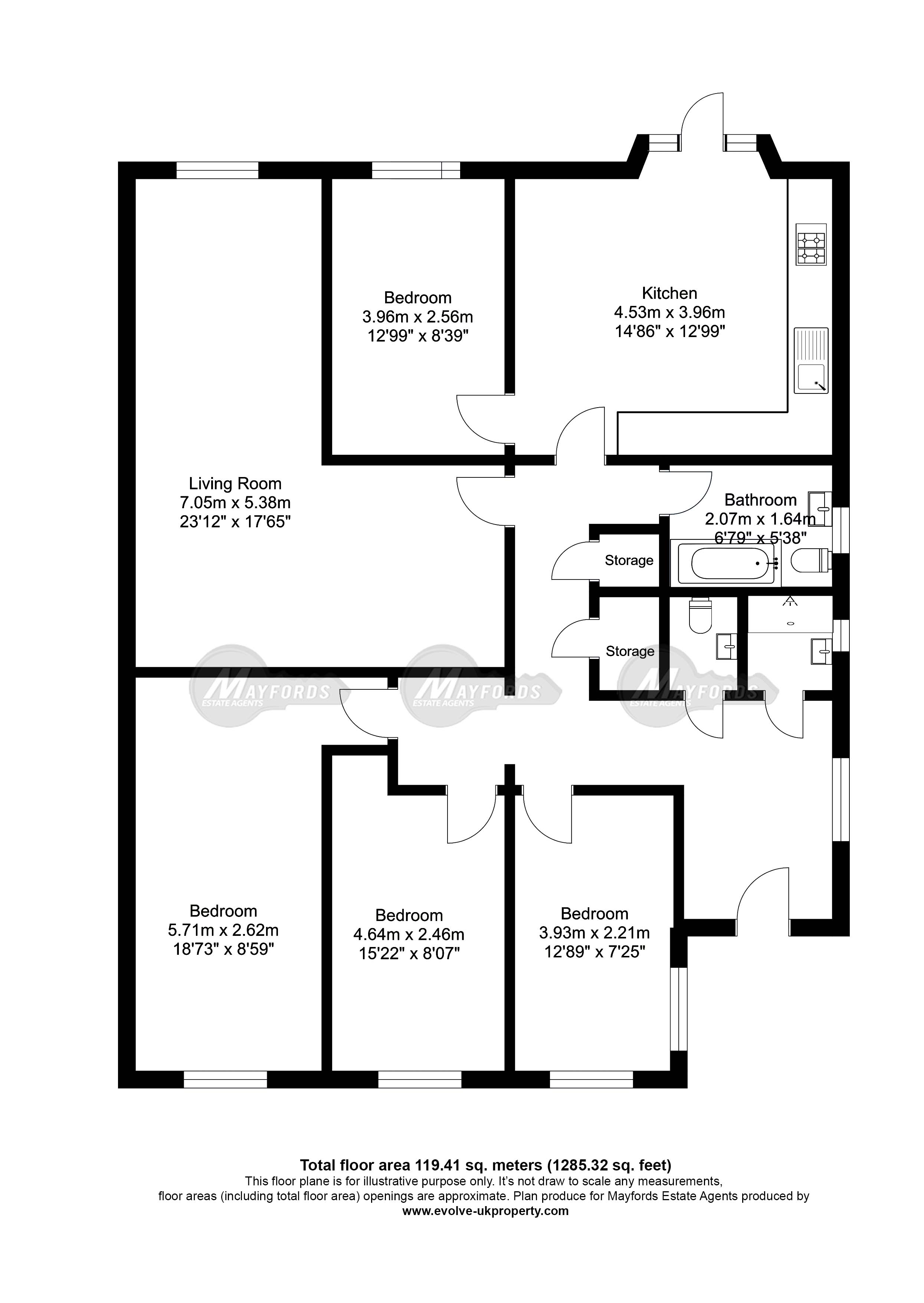 50A, Aberdeen Park, London floorplan