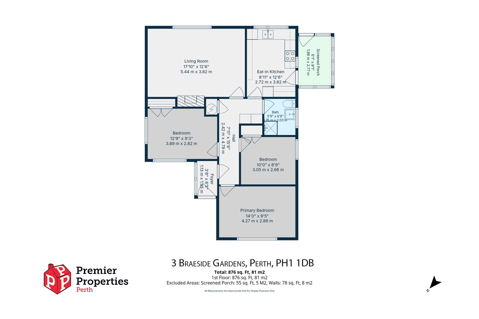 3, Braeside Gardens, Perth floorplan