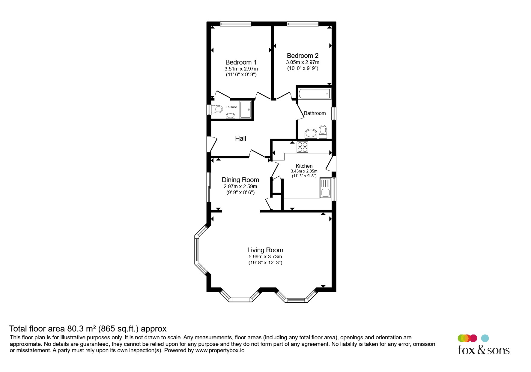 204, Lion House Park, Mill Road, Hailsham floorplan