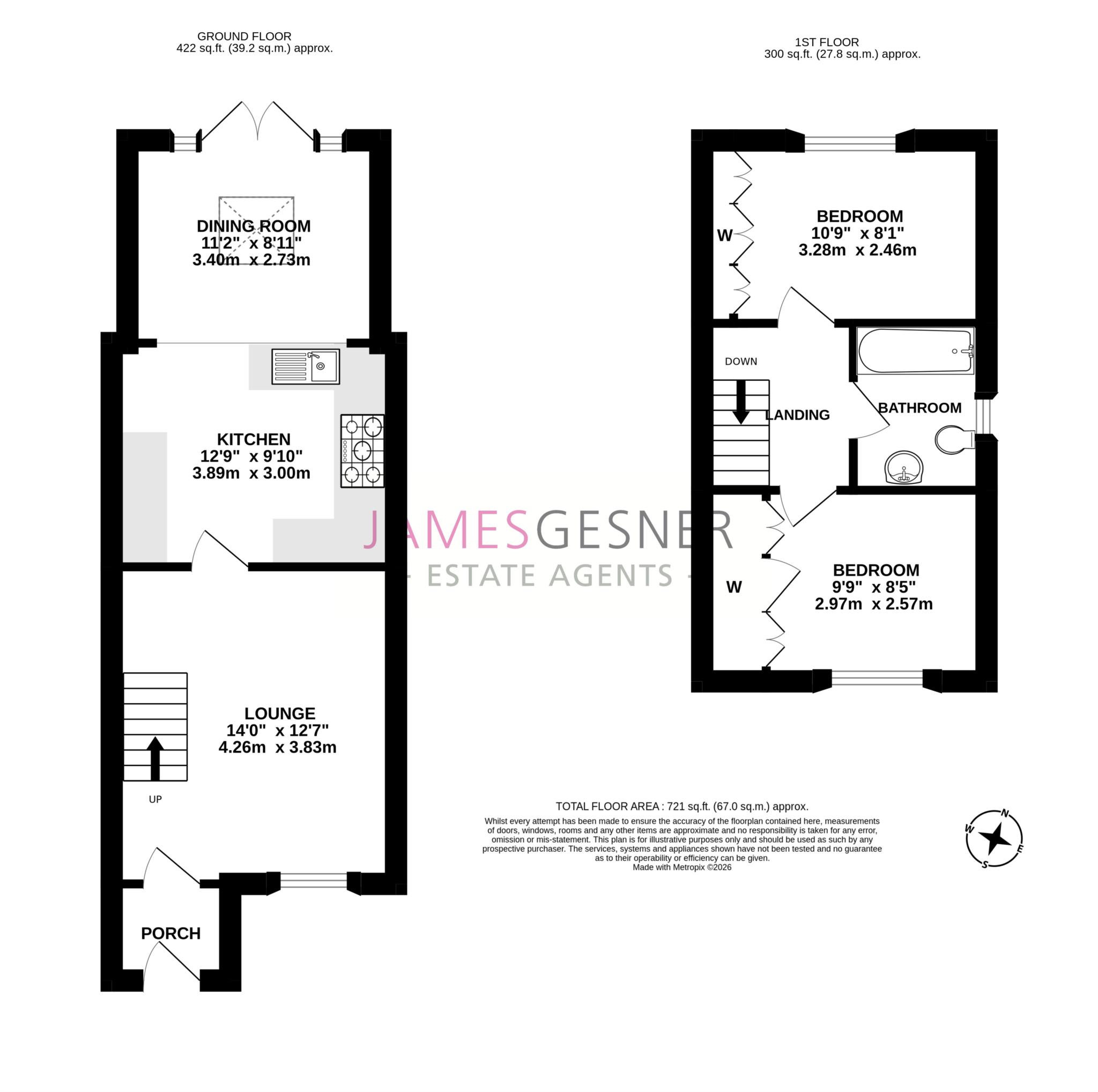 13, Flemming Avenue, Oxford floorplan
