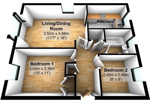 2 Bedrooms Flat for sale in The Maltings, Allandale, Hemel Hempstead HP2