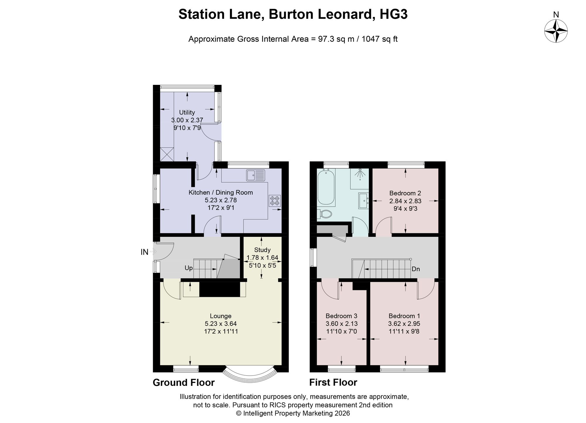 6 Station Lane, Harrogate floorplan