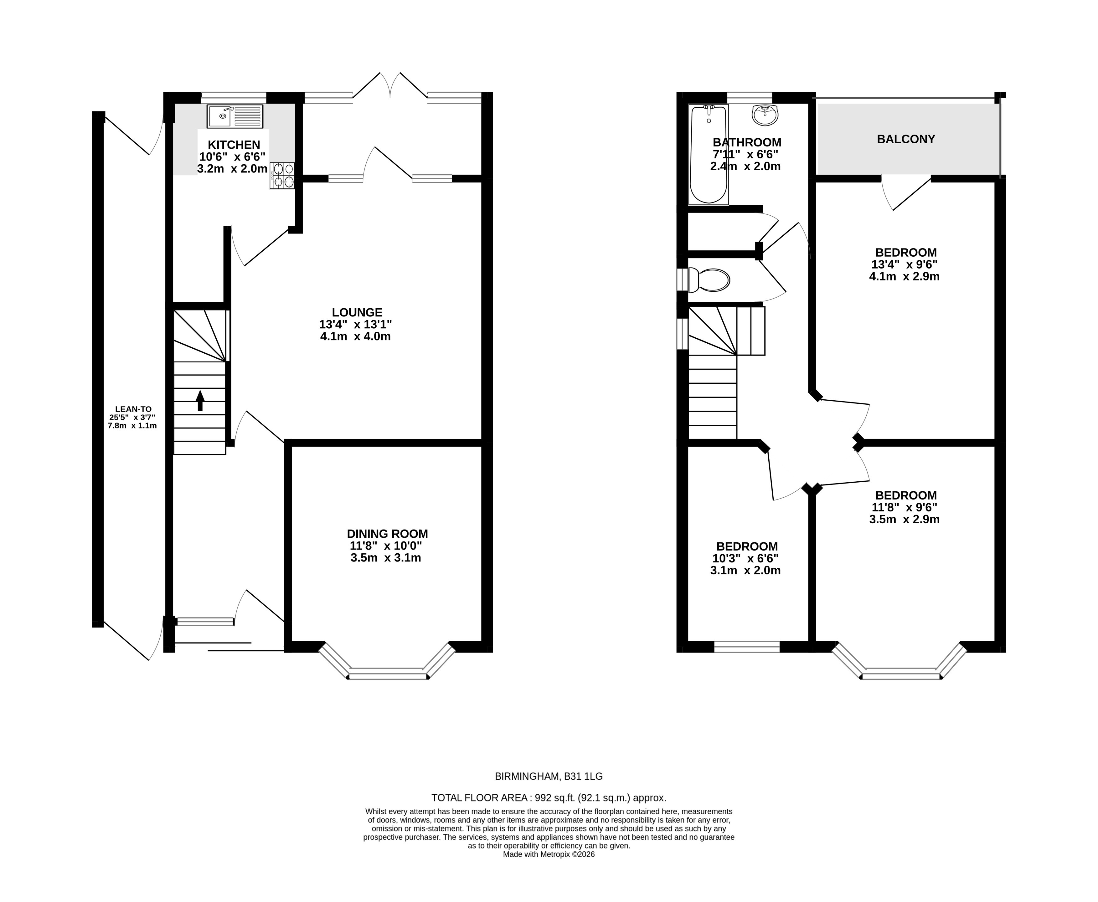 Fancott Road, Birmingham floorplan