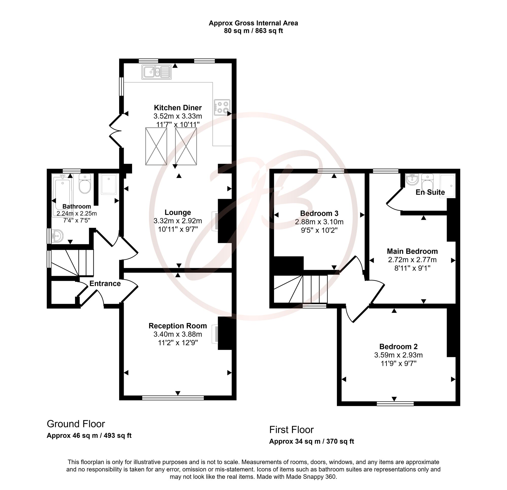 104 Hartfield Road, London floorplan