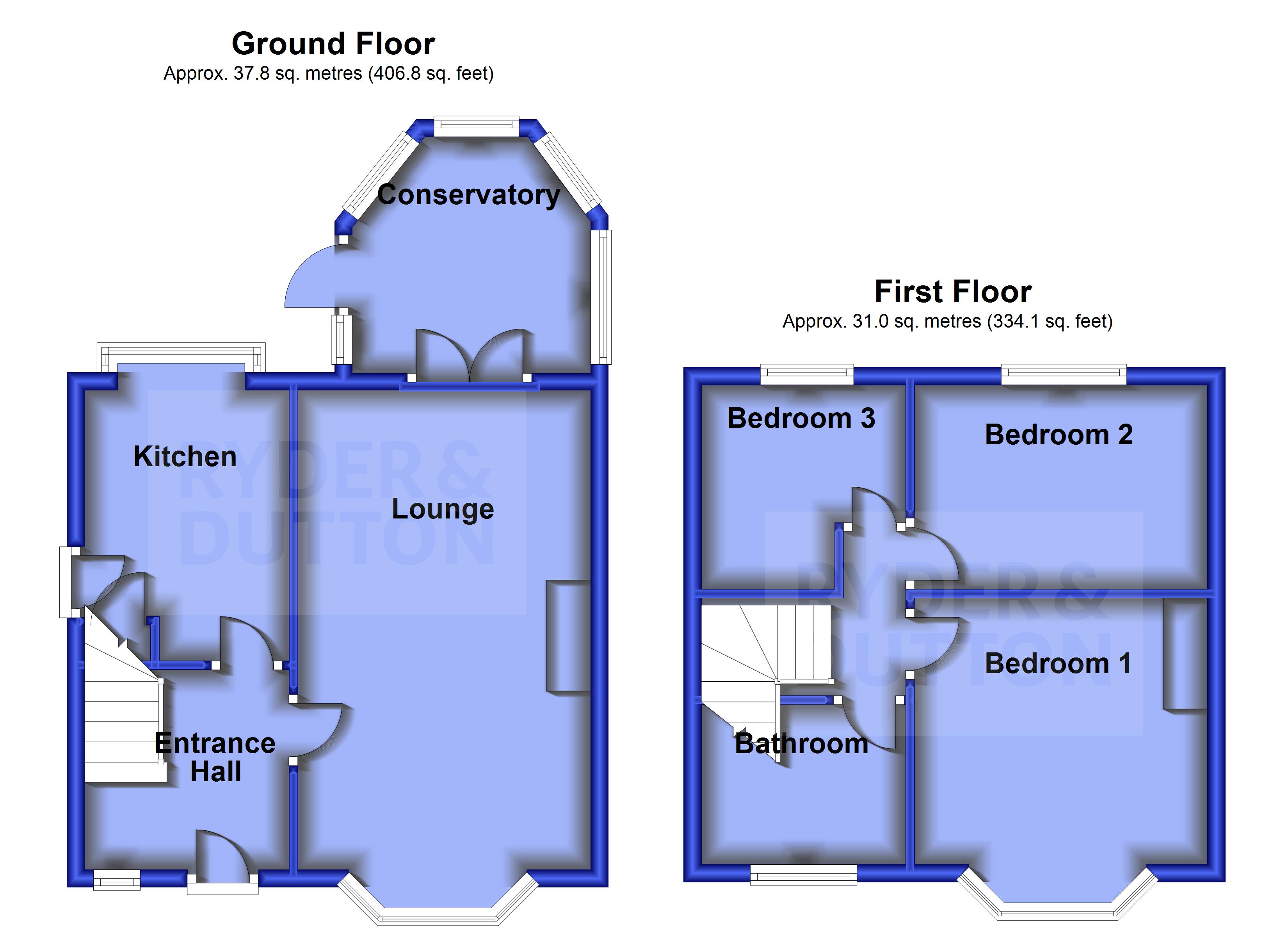 1, Milton Avenue, Manchester floorplan
