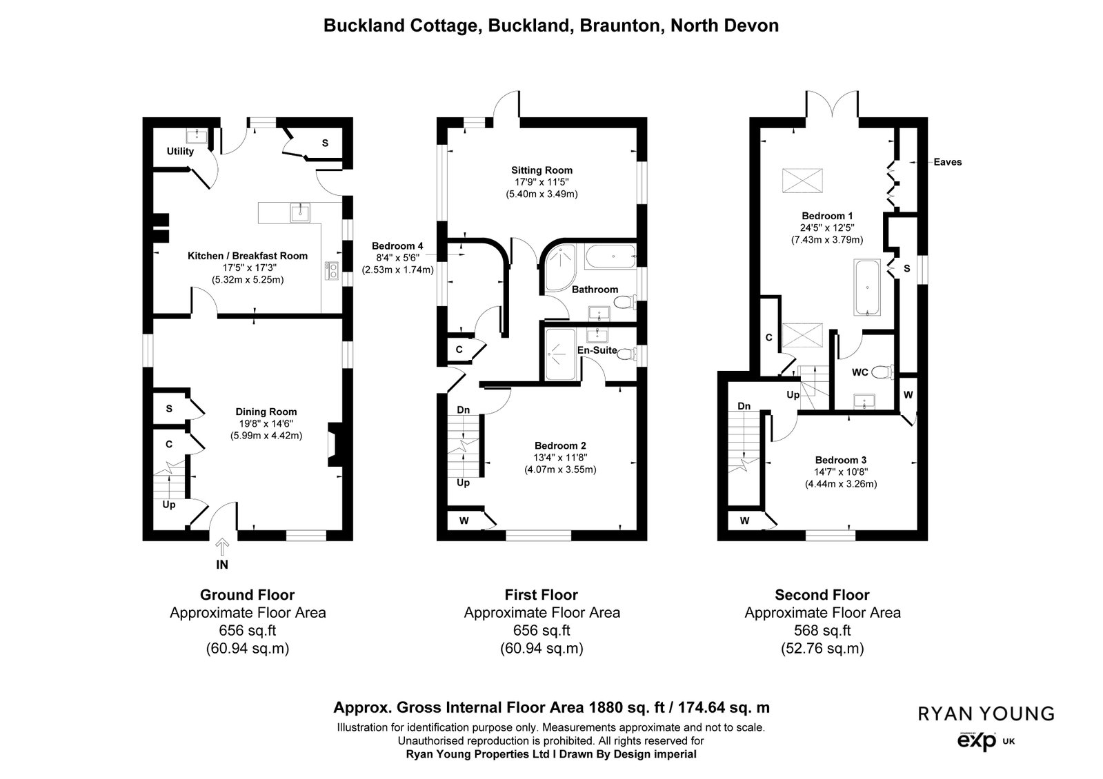 Buckland Cottage, Braunton floorplan