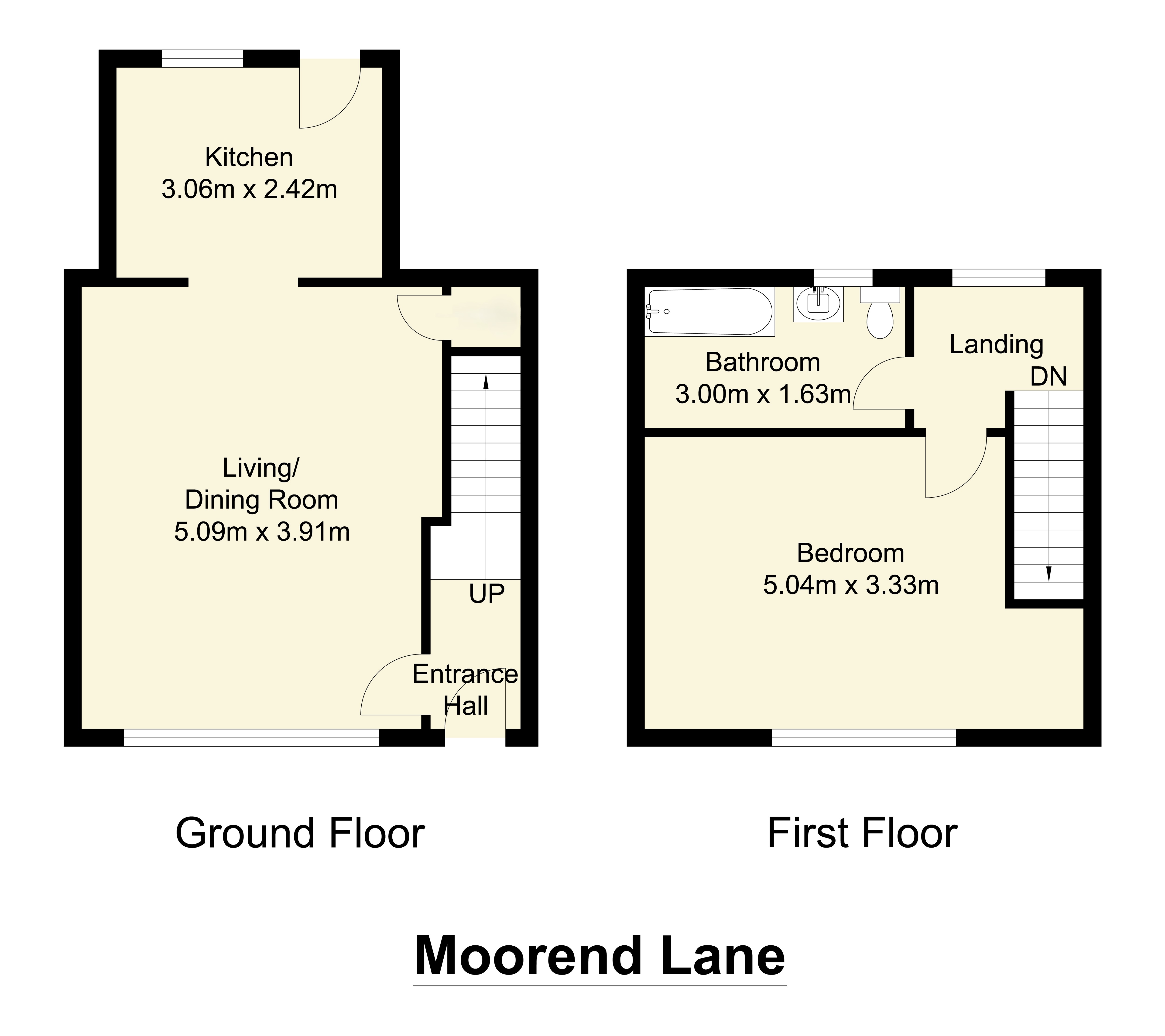 67, Moor End Lane, Dewsbury floorplan