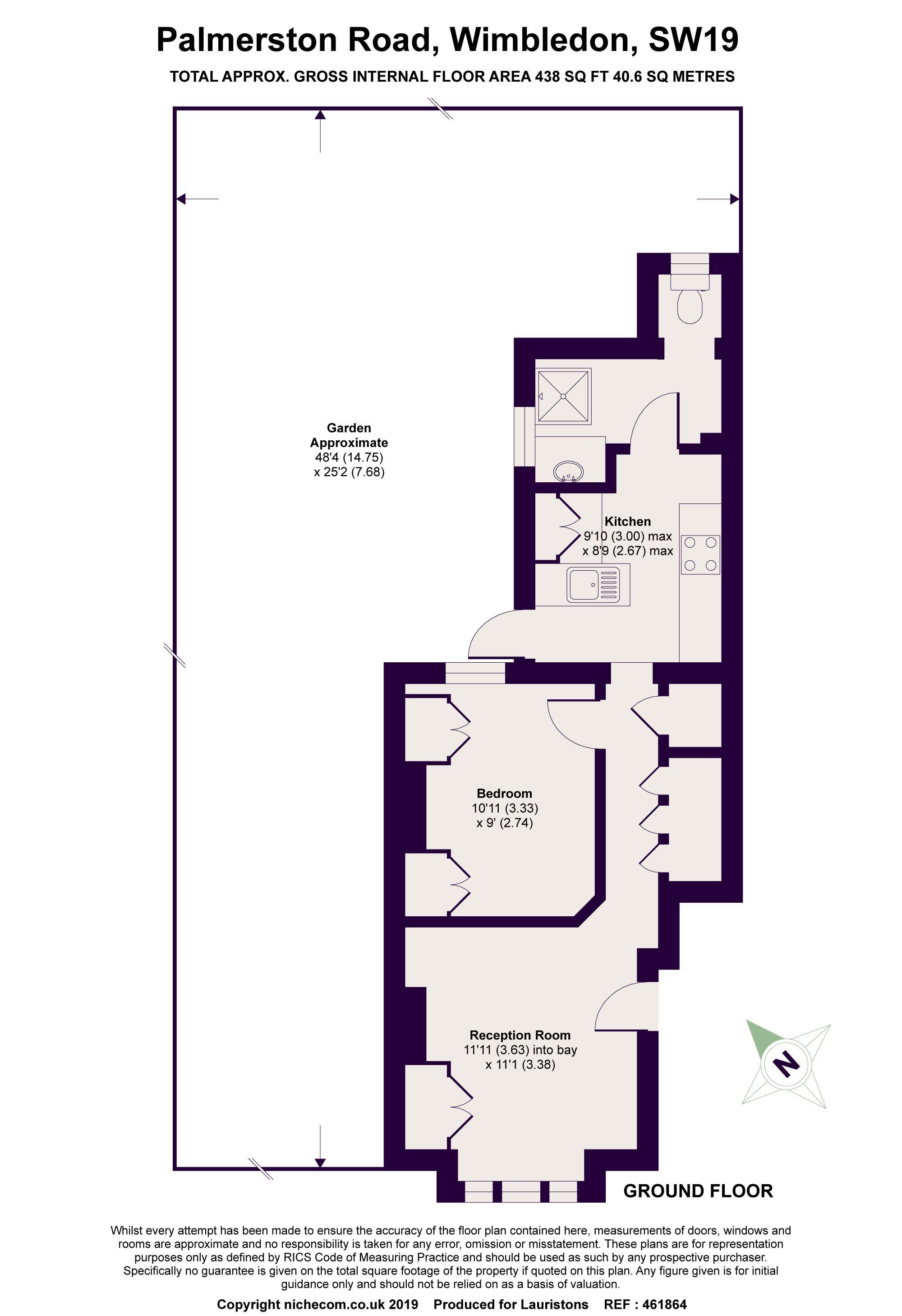1 Bedrooms Flat for sale in Palmerston Road, Wimbledon SW19