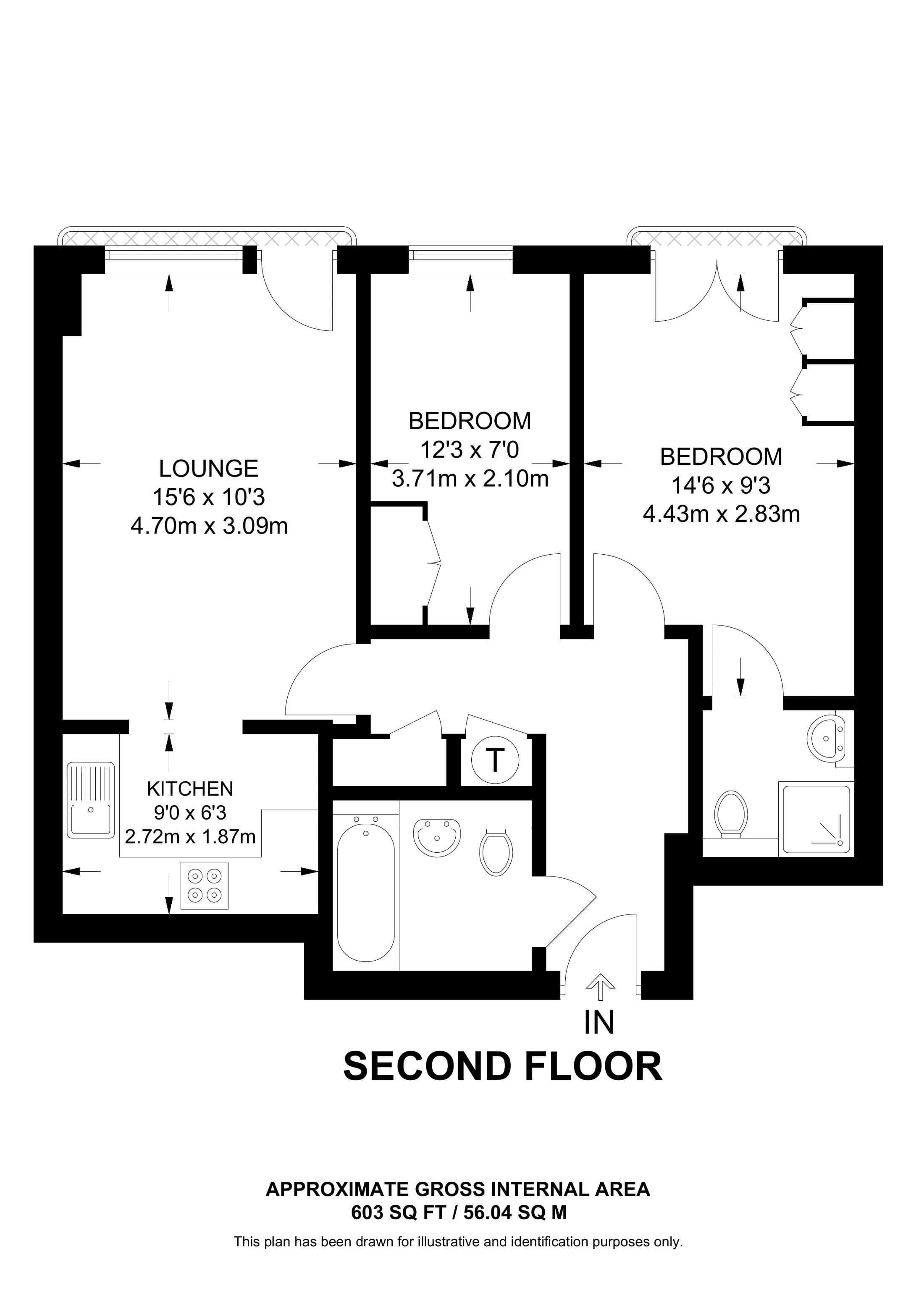 Wooldridge Close, Feltham floorplan