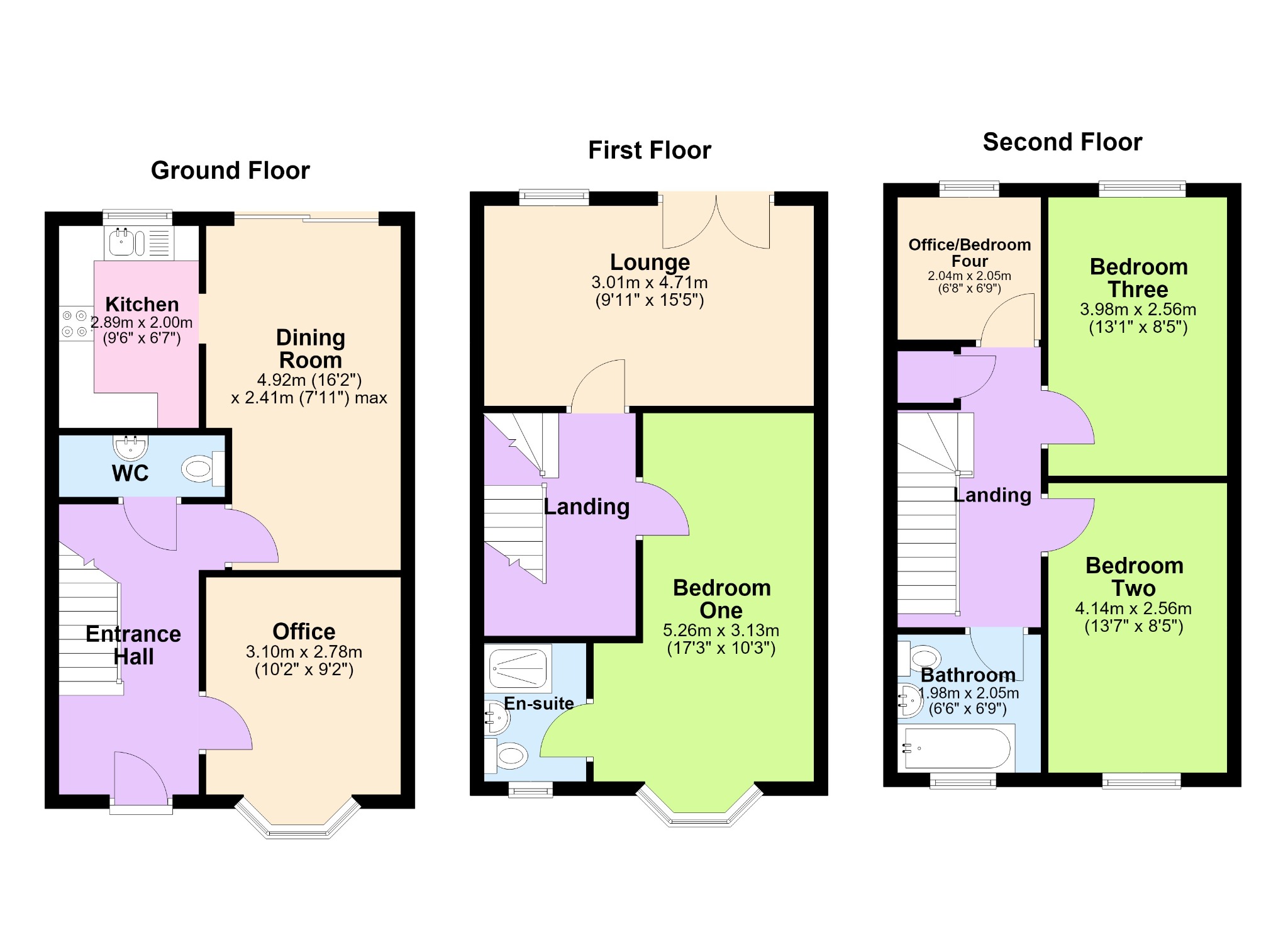 40 The Haystack, Daventry, Northamptonshire floorplan