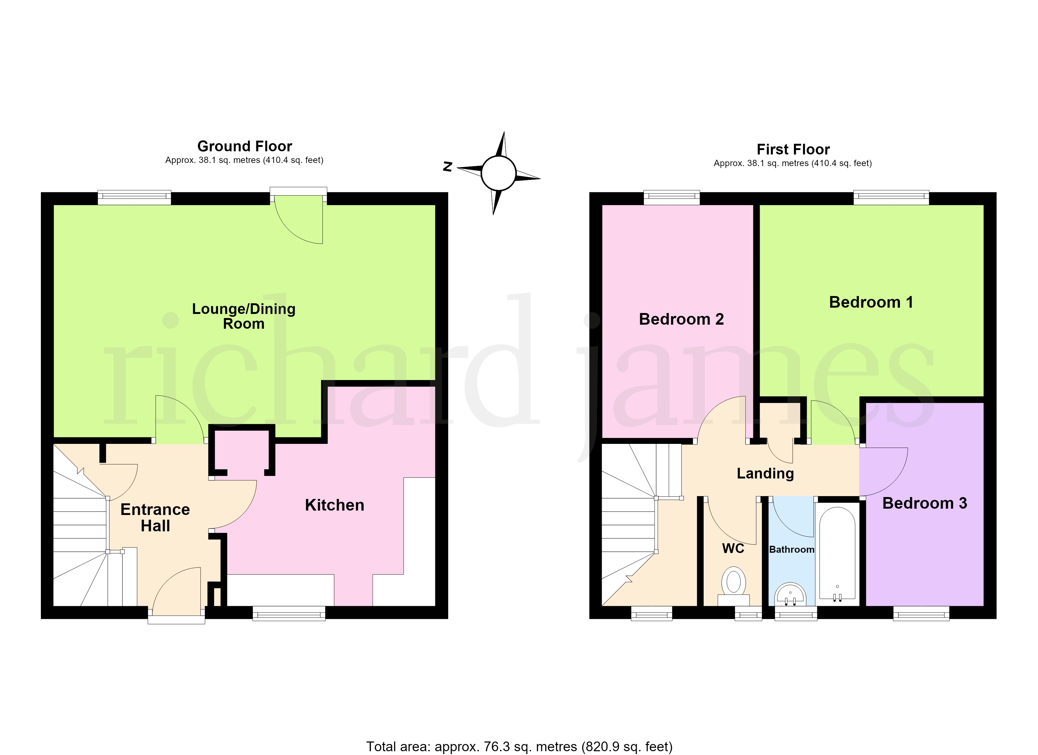 252, Kilnway, Wellingborough floorplan
