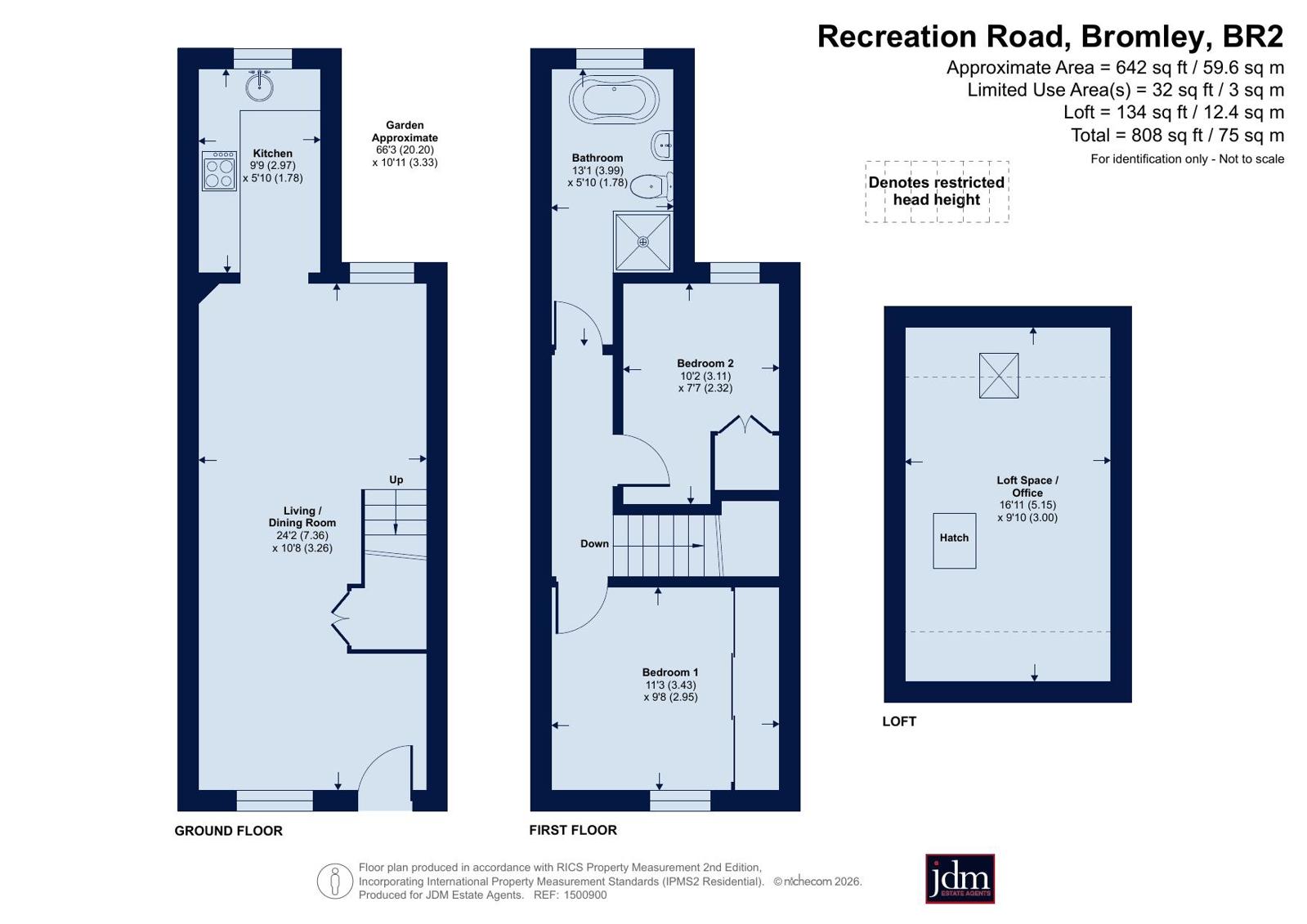 26, Recreation Road, Bromley floorplan