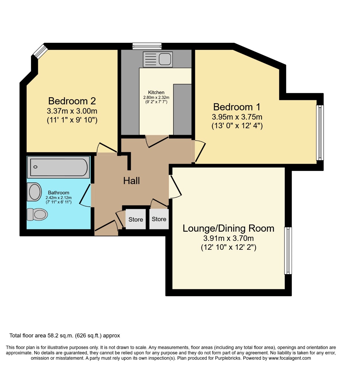 Bitton Park Road, Teignmouth TQ14, 2 bedroom flat for sale 61788241
