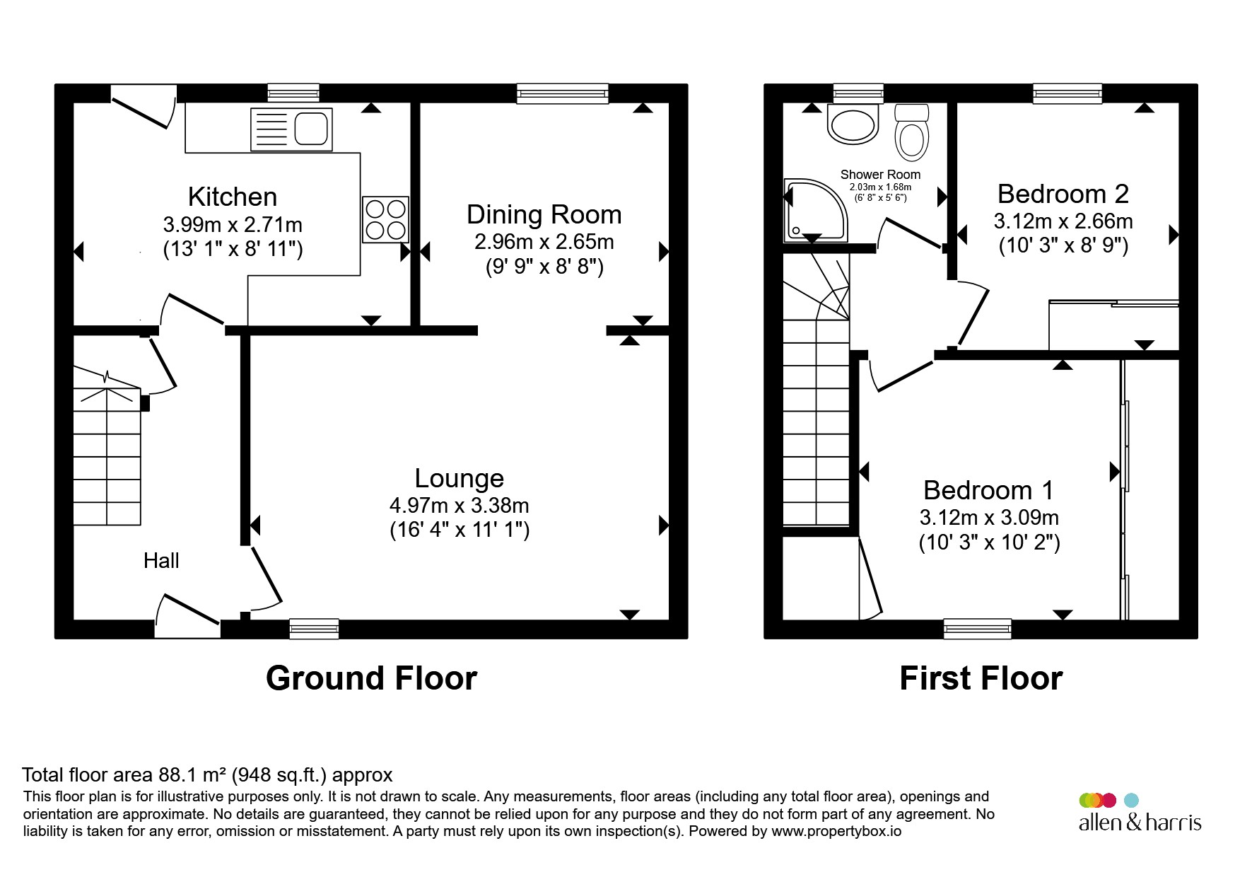 The Stables, 38/6, Ferguslie, Paisley floorplan