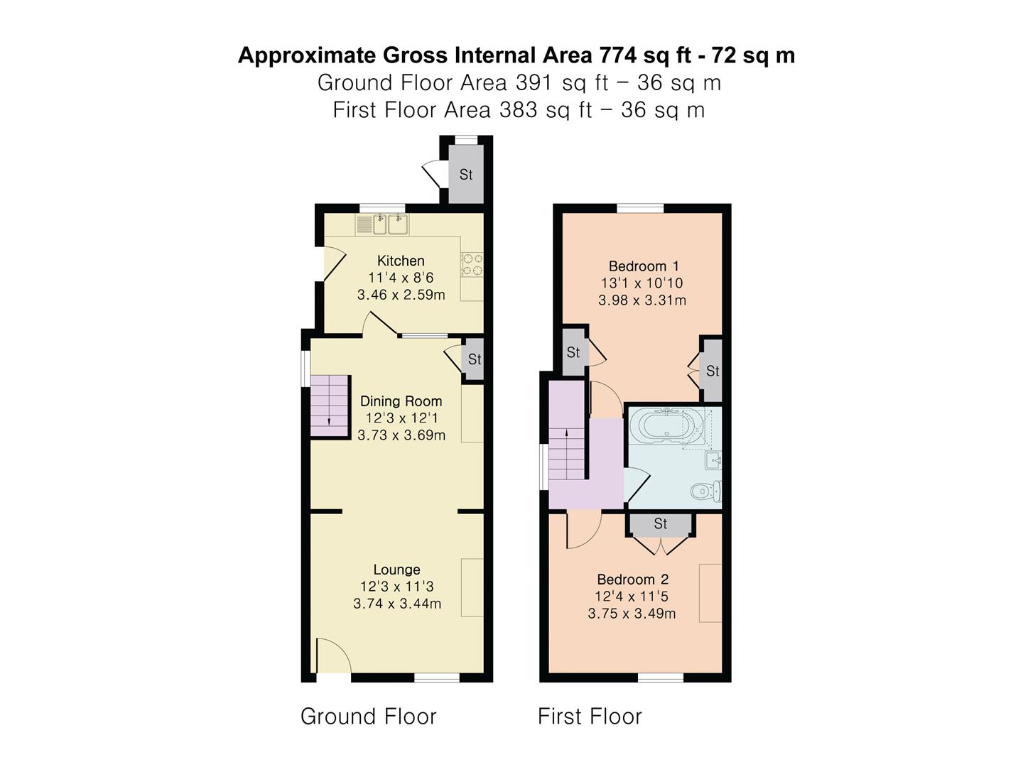 24, Bullocks Lane, Hertford floorplan