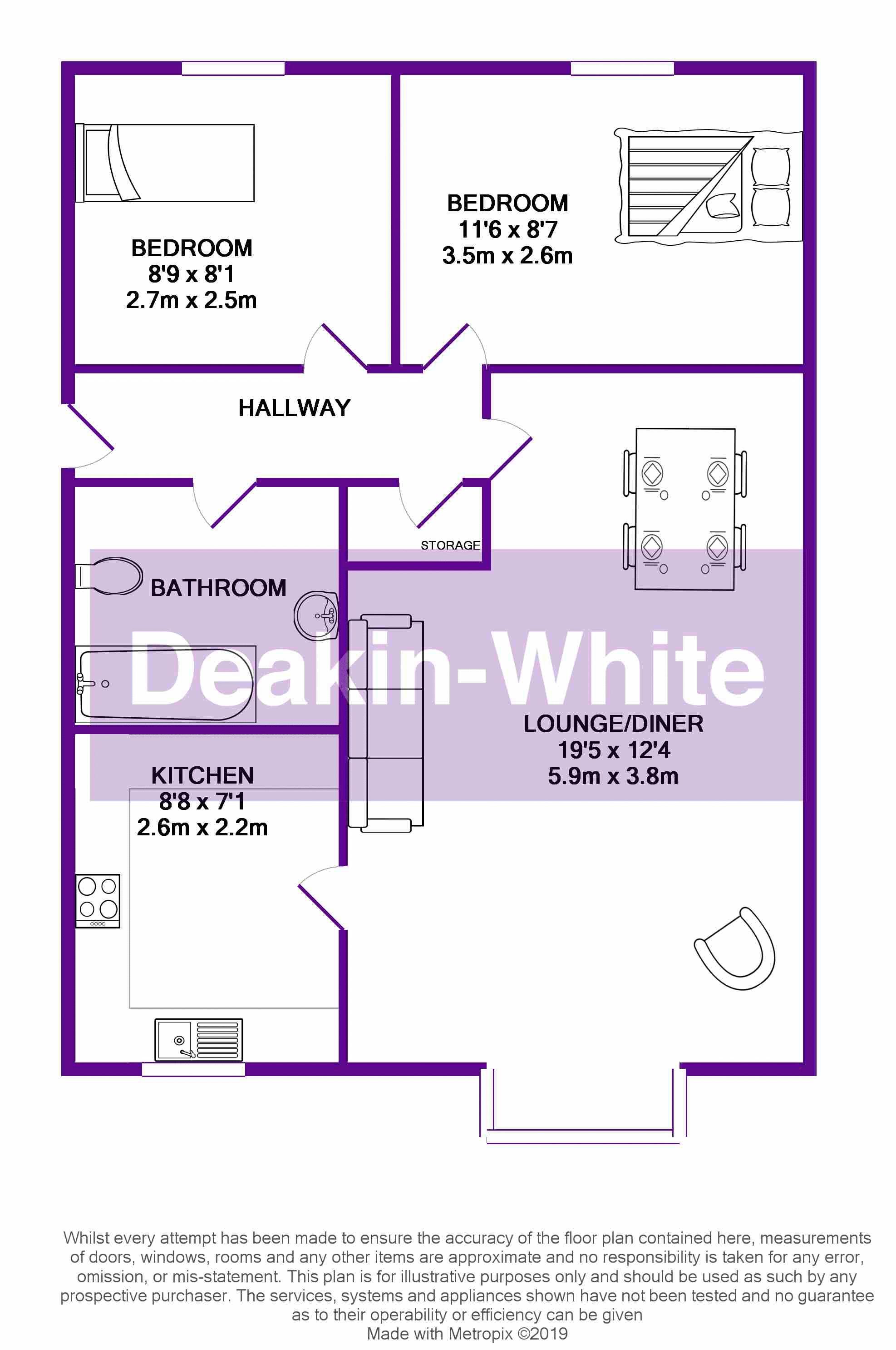 2 Bedrooms Flat for sale in Falcon Close, Dunstable LU6