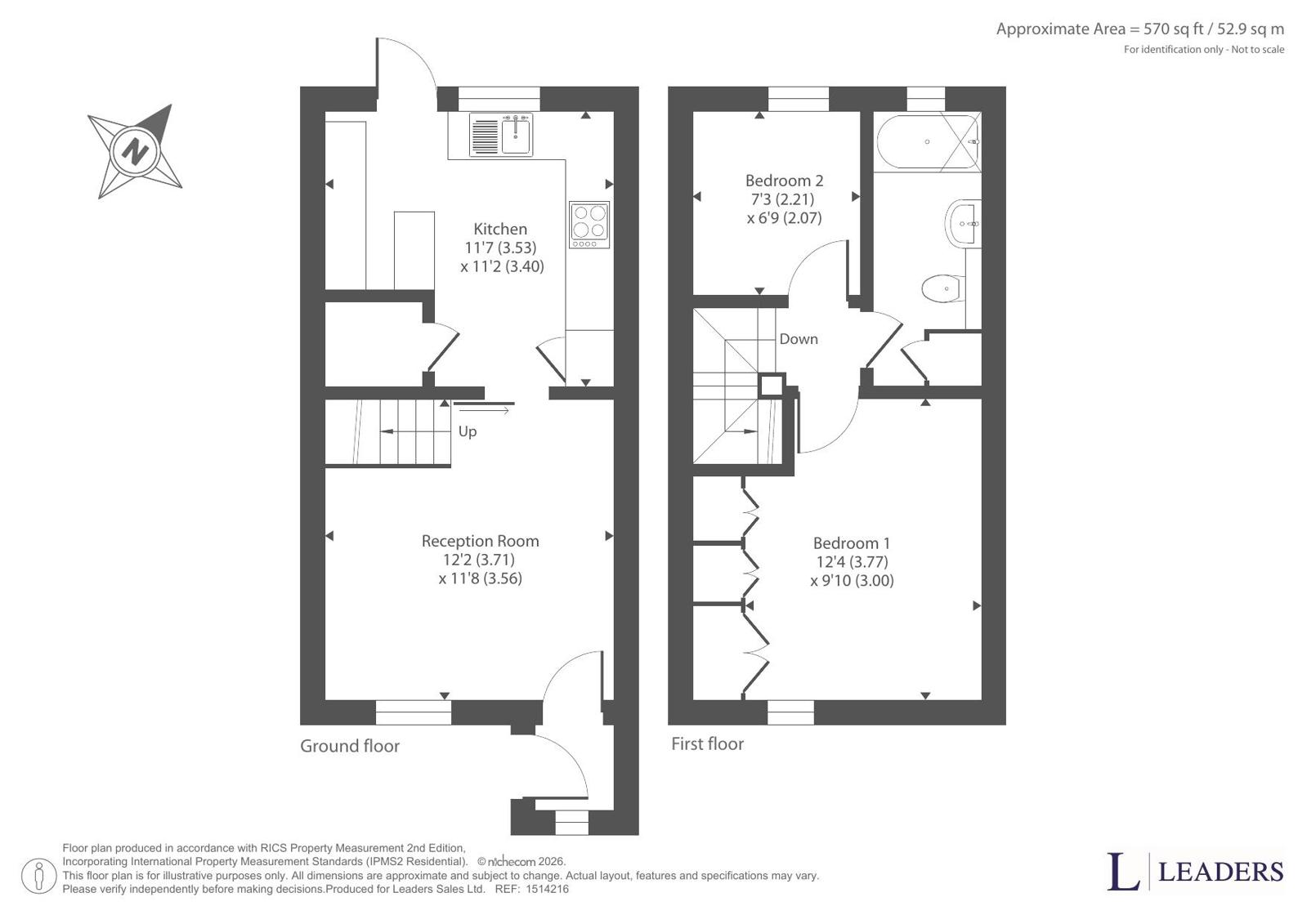 52, The Sycamores, Cambridge floorplan