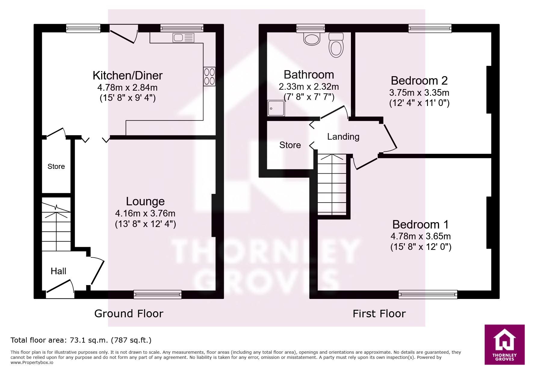 84, Cuckoo Lane, Manchester floorplan