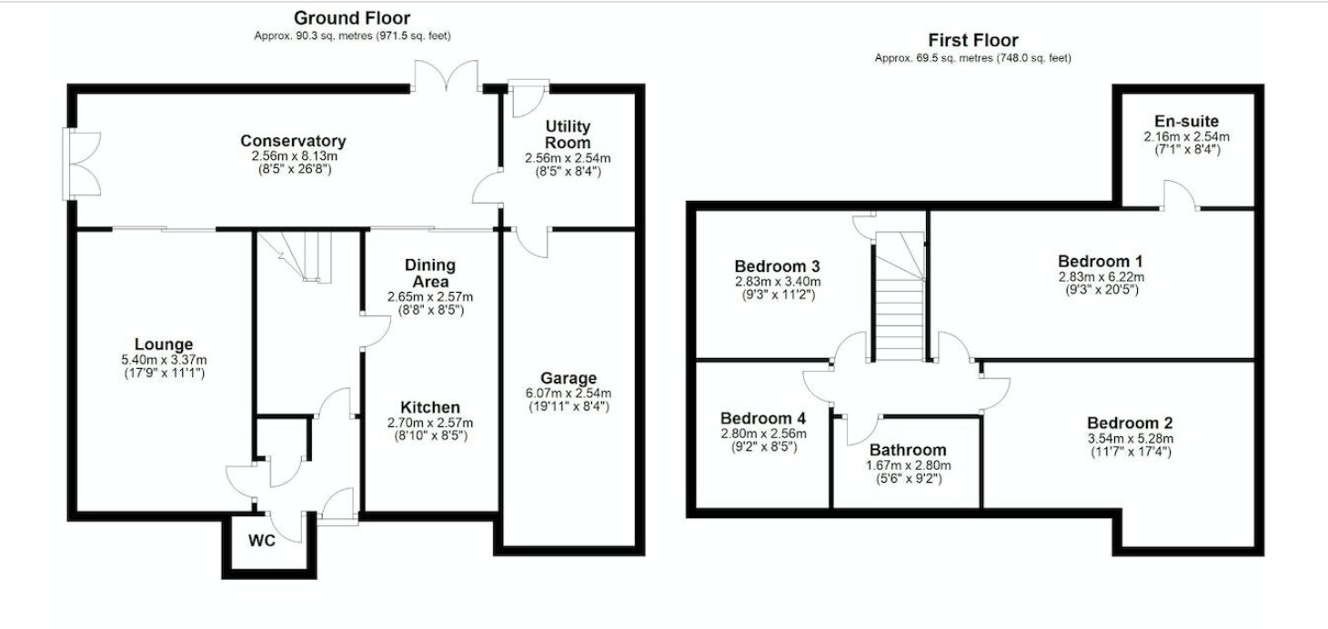 29 Wendover Drive, Hinckley, Leicestershire floorplan