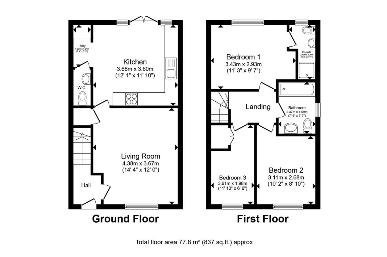 4, Marigold Close, Nottingham floorplan