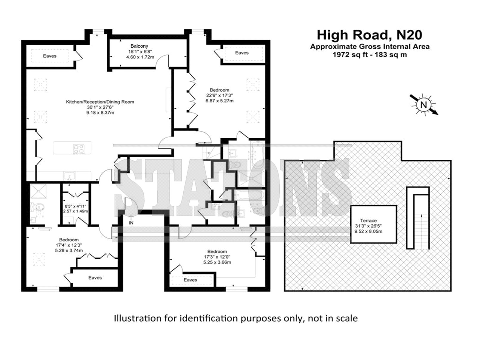 High Road, Whetstone, London, N20 floorplan