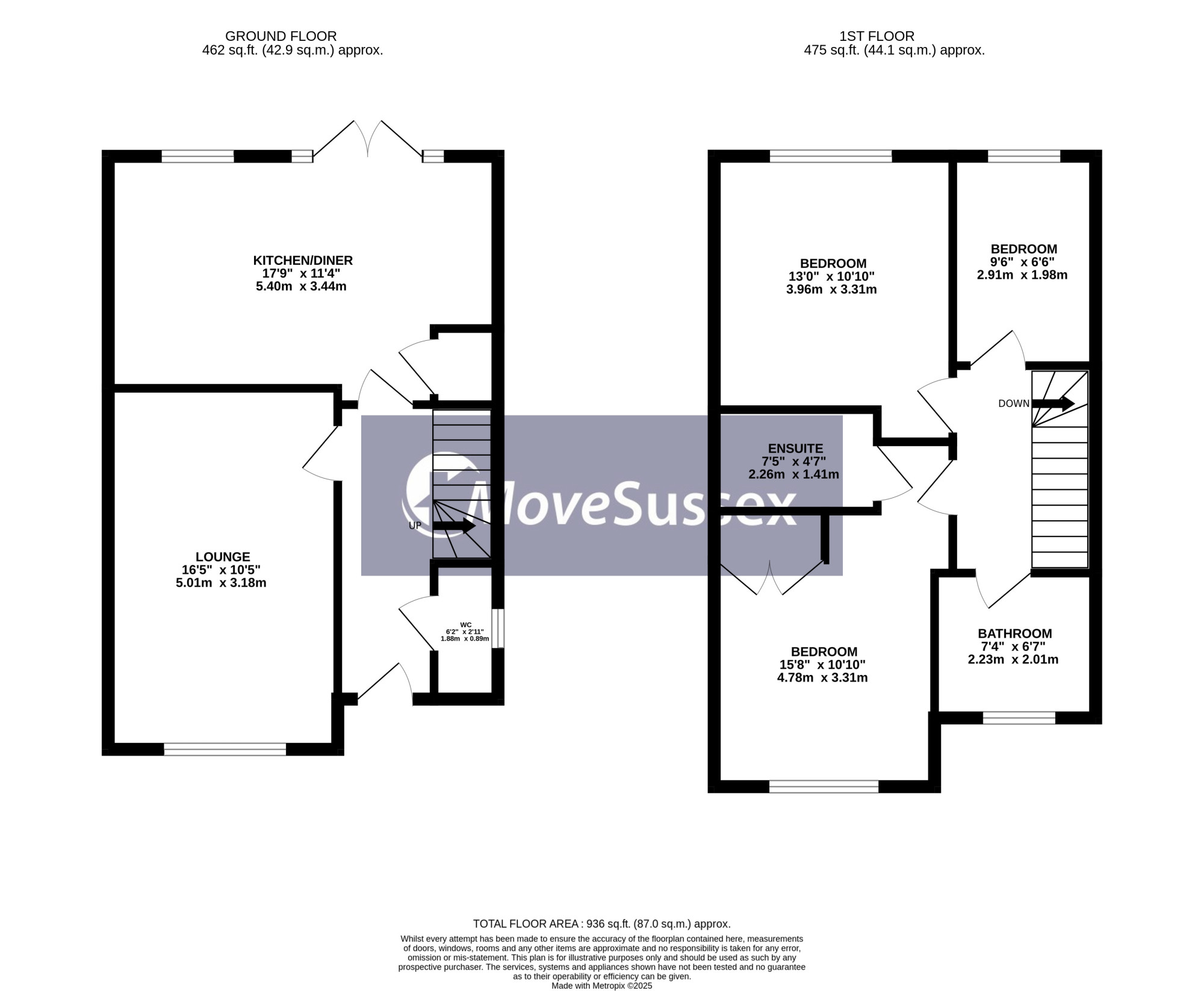 39, Bramley Avenue, Heathfield floorplan