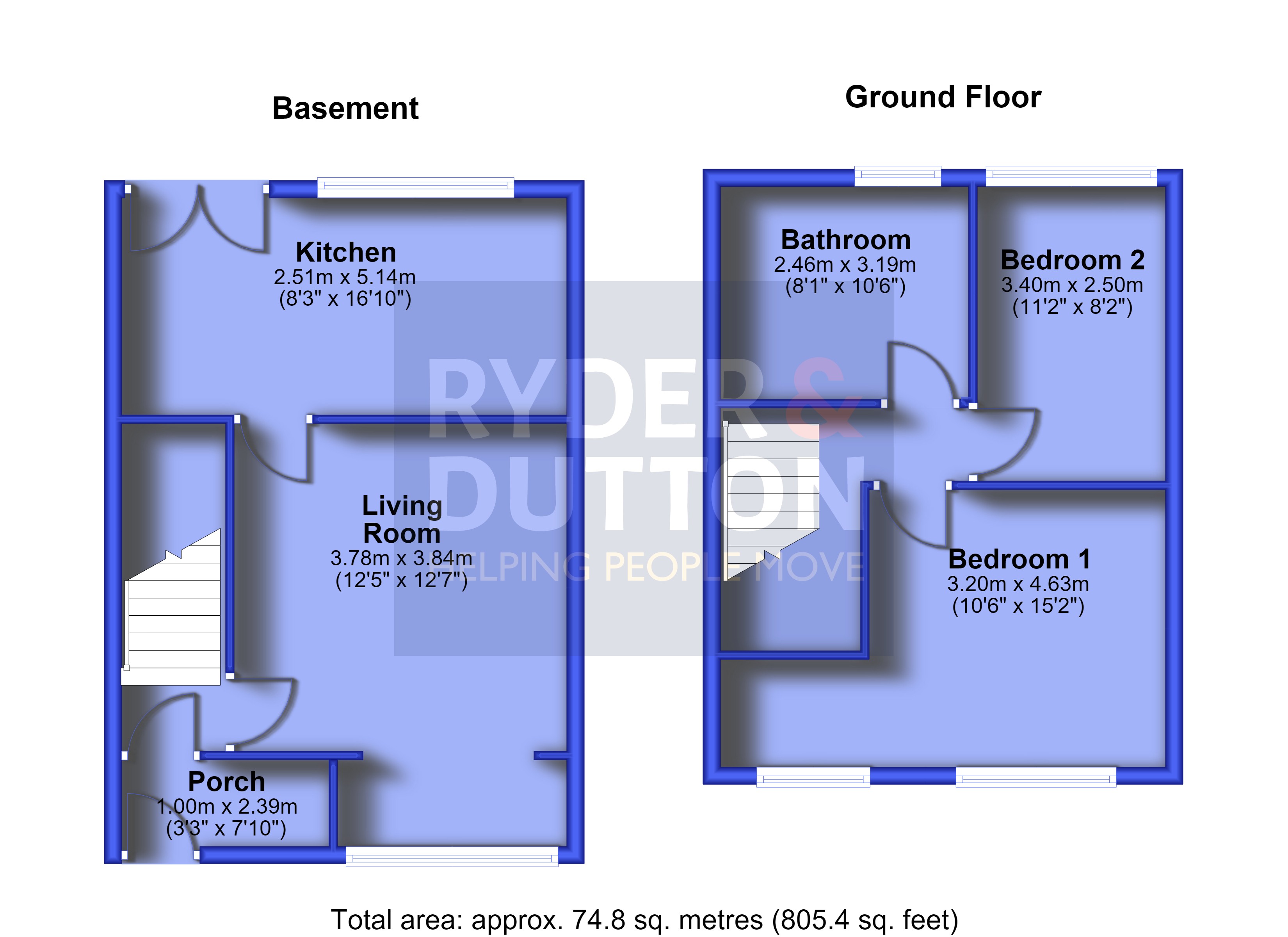 40, Shelley Road, Oldham floorplan