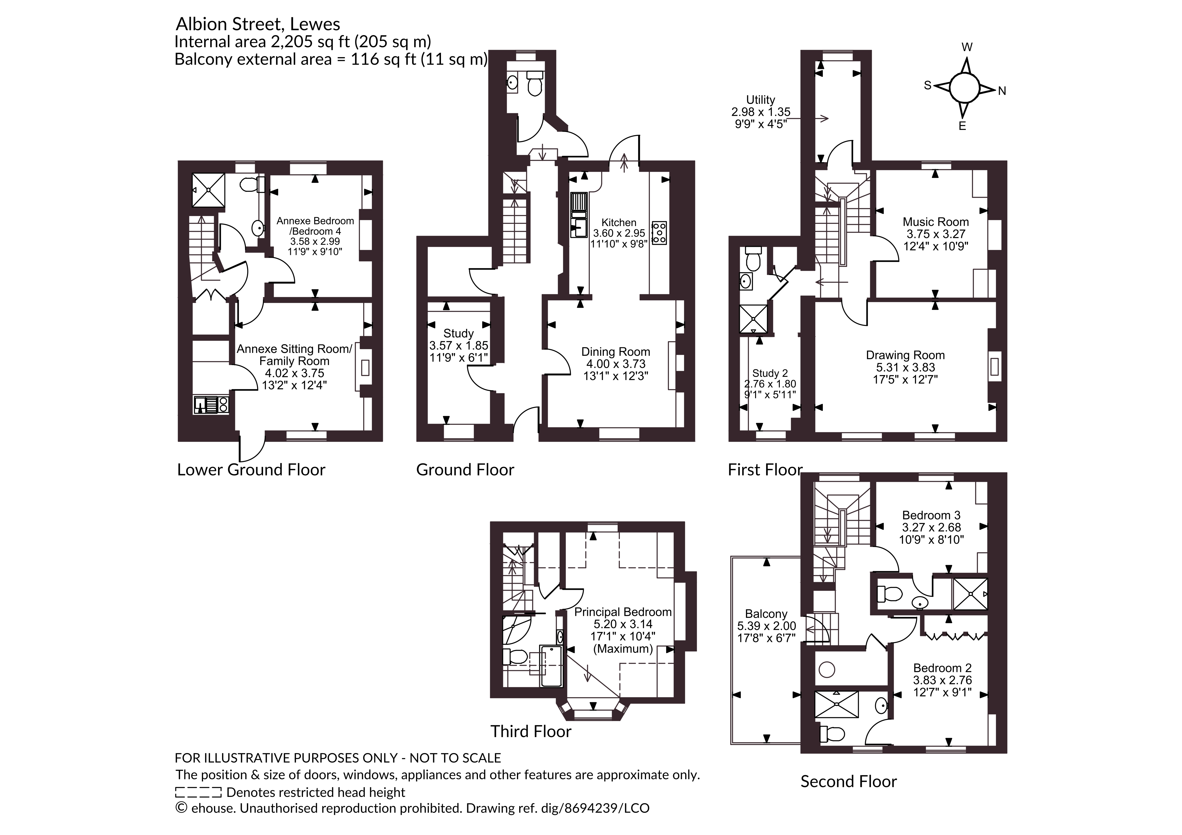2, Albion Street, East Sussex floorplan