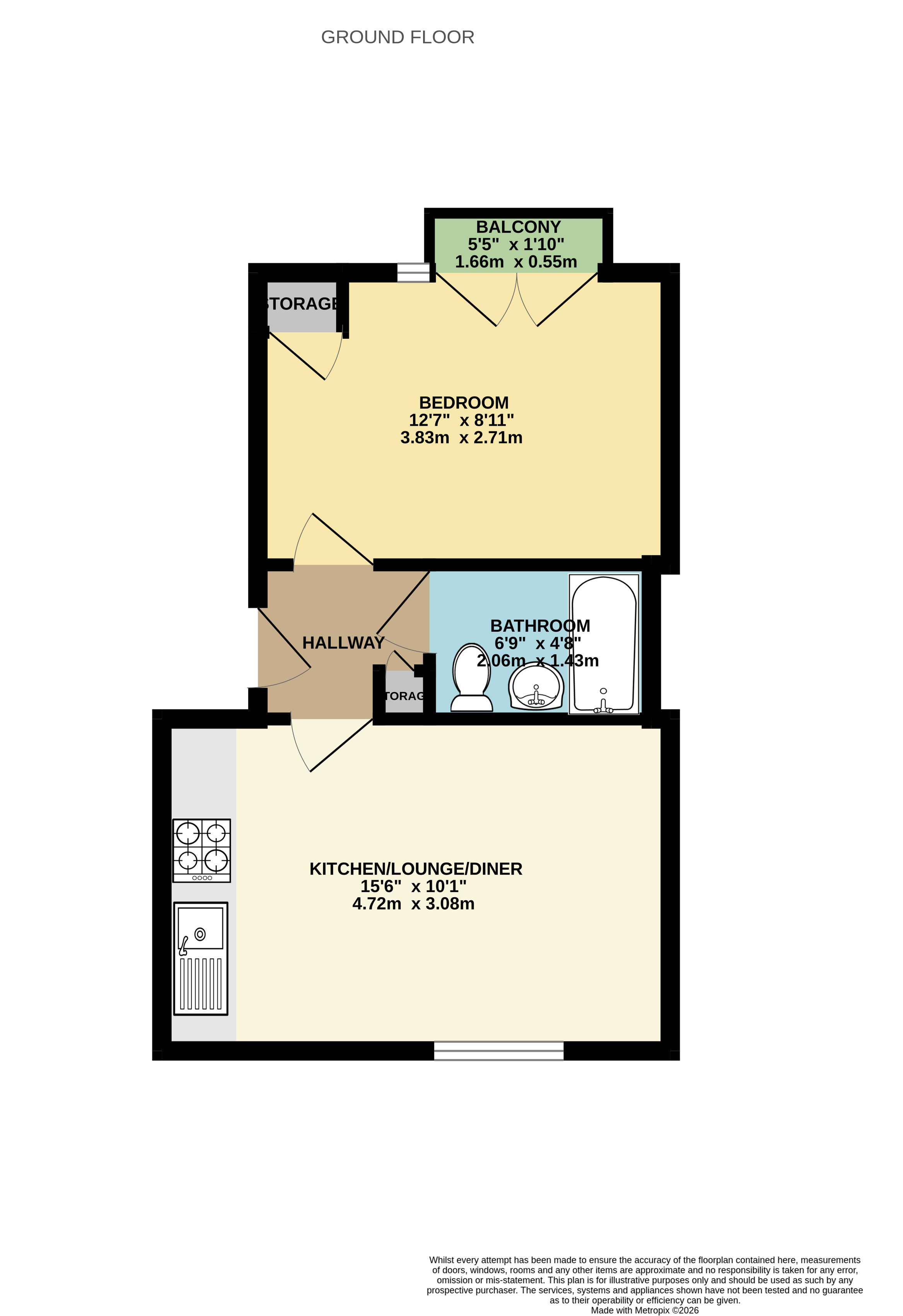 Flat 7, Satchfield Court,, Satchfield Crescent, Bristol floorplan