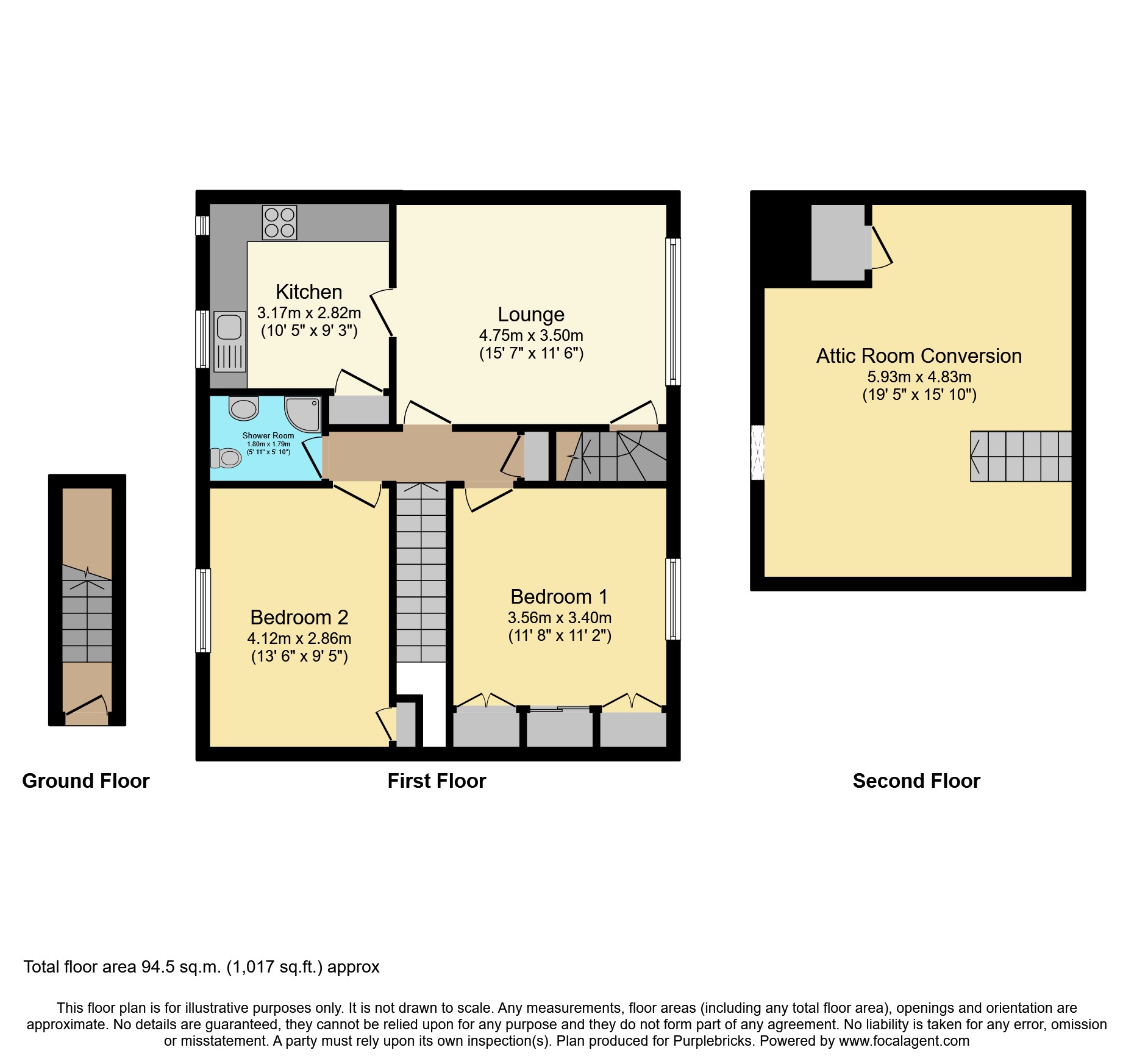 Weston Avenue, Annbank, Ayr KA6, 2 bedroom flat for sale 61606034